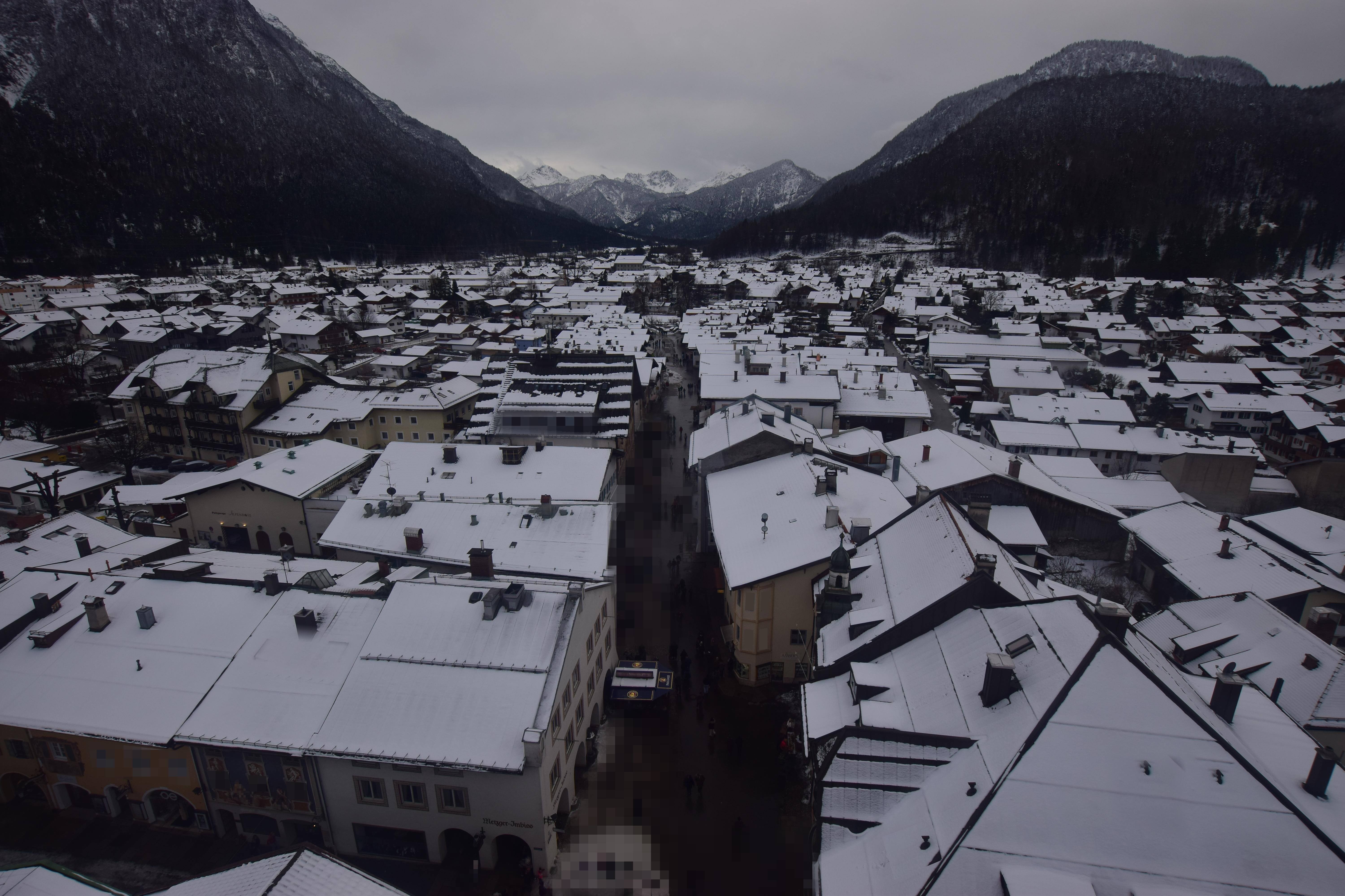 Archiv Foto Webcam Karwendel Mittenwald - Kirche