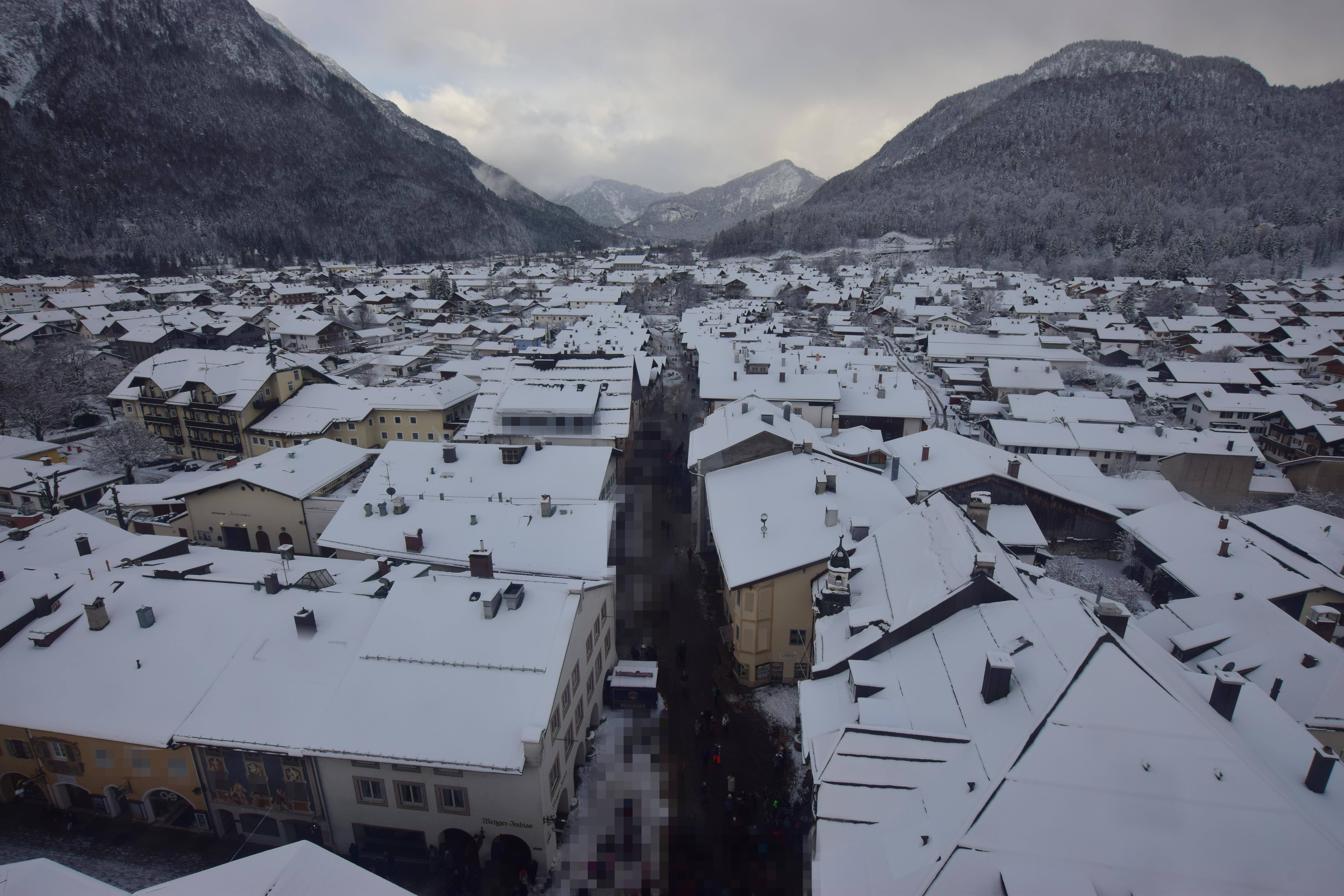 Archiv Foto Webcam Karwendel Mittenwald - Kirche