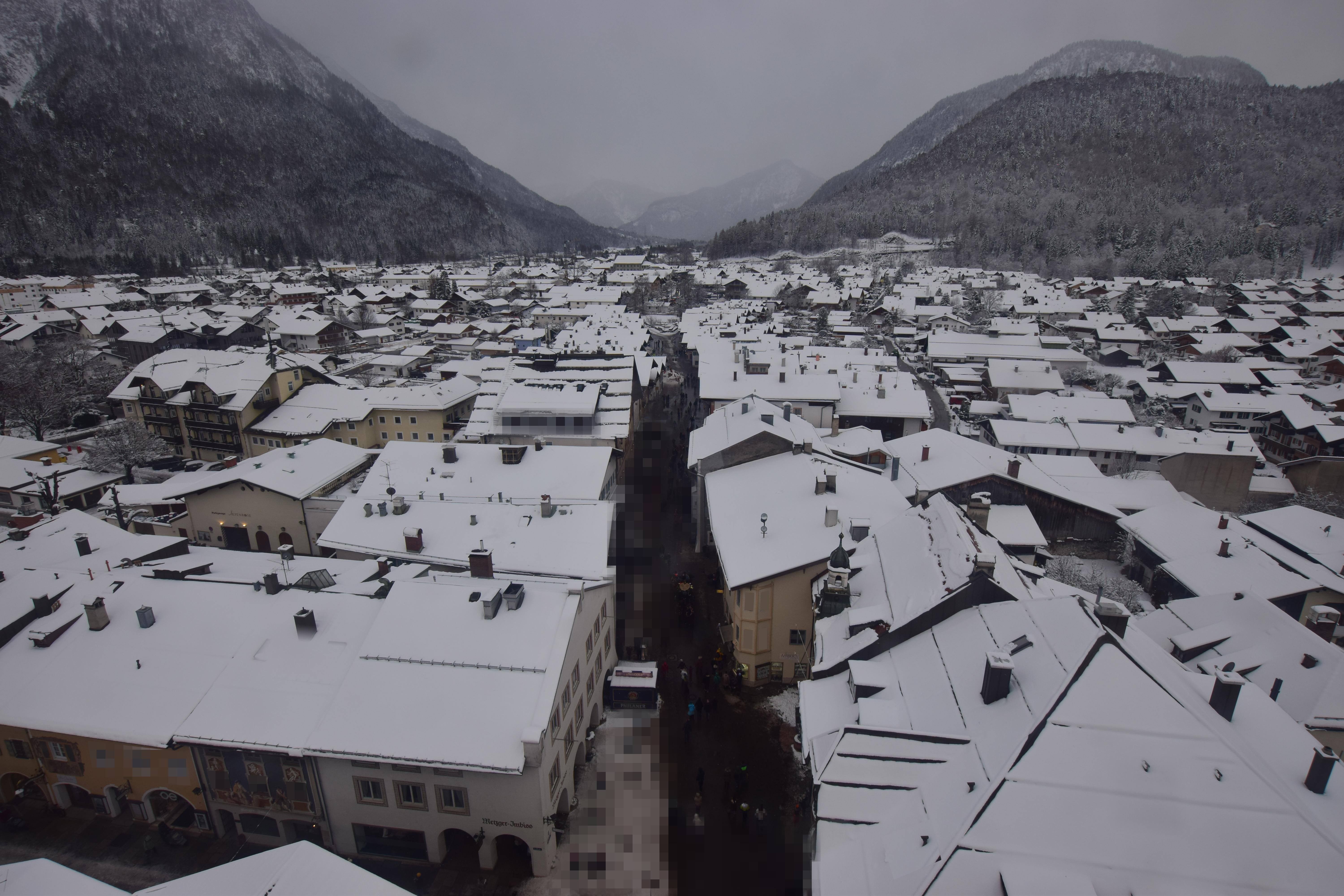 Archiv Foto Webcam Karwendel Mittenwald - Kirche