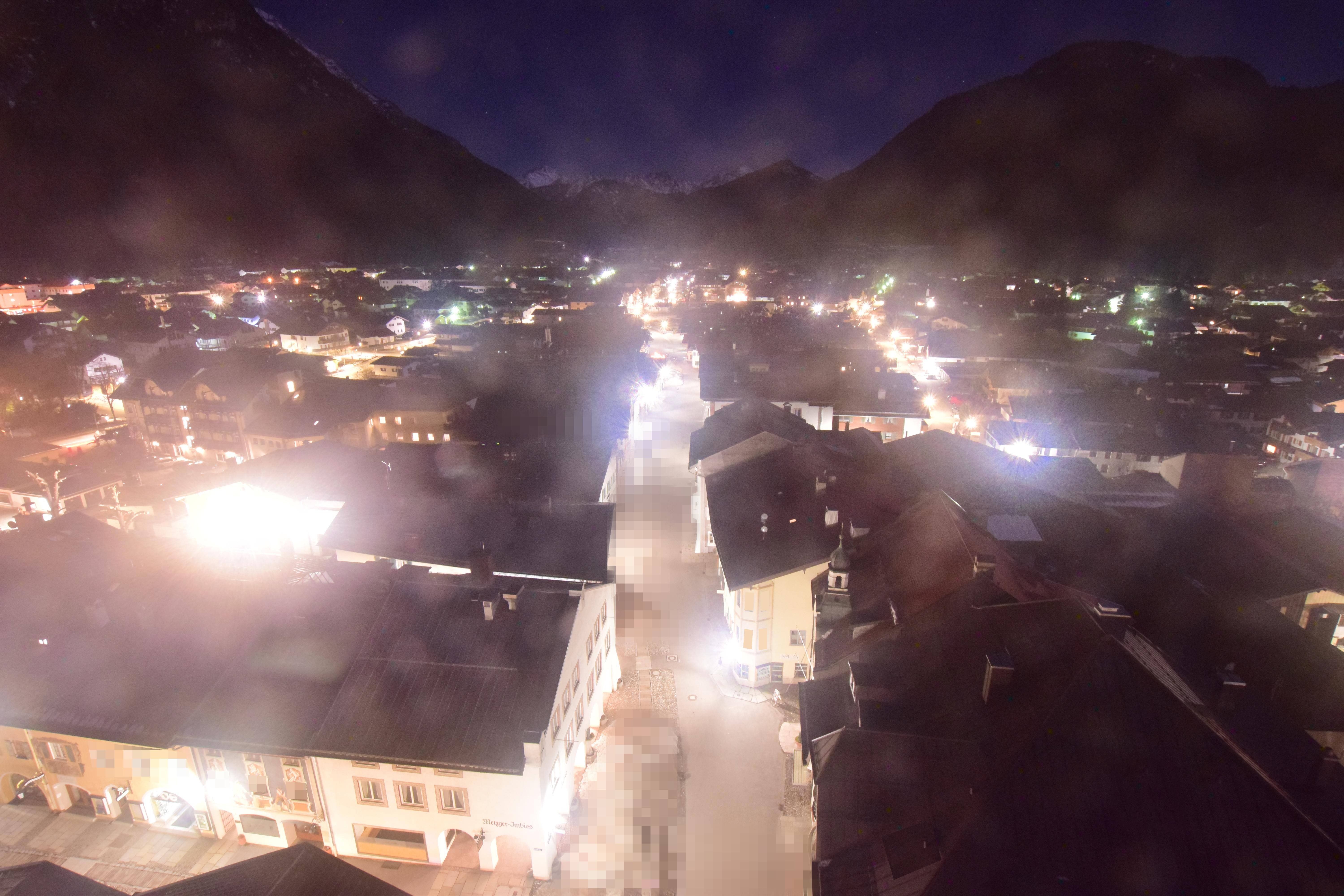 Archiv Foto Webcam Karwendel Mittenwald - Kirche