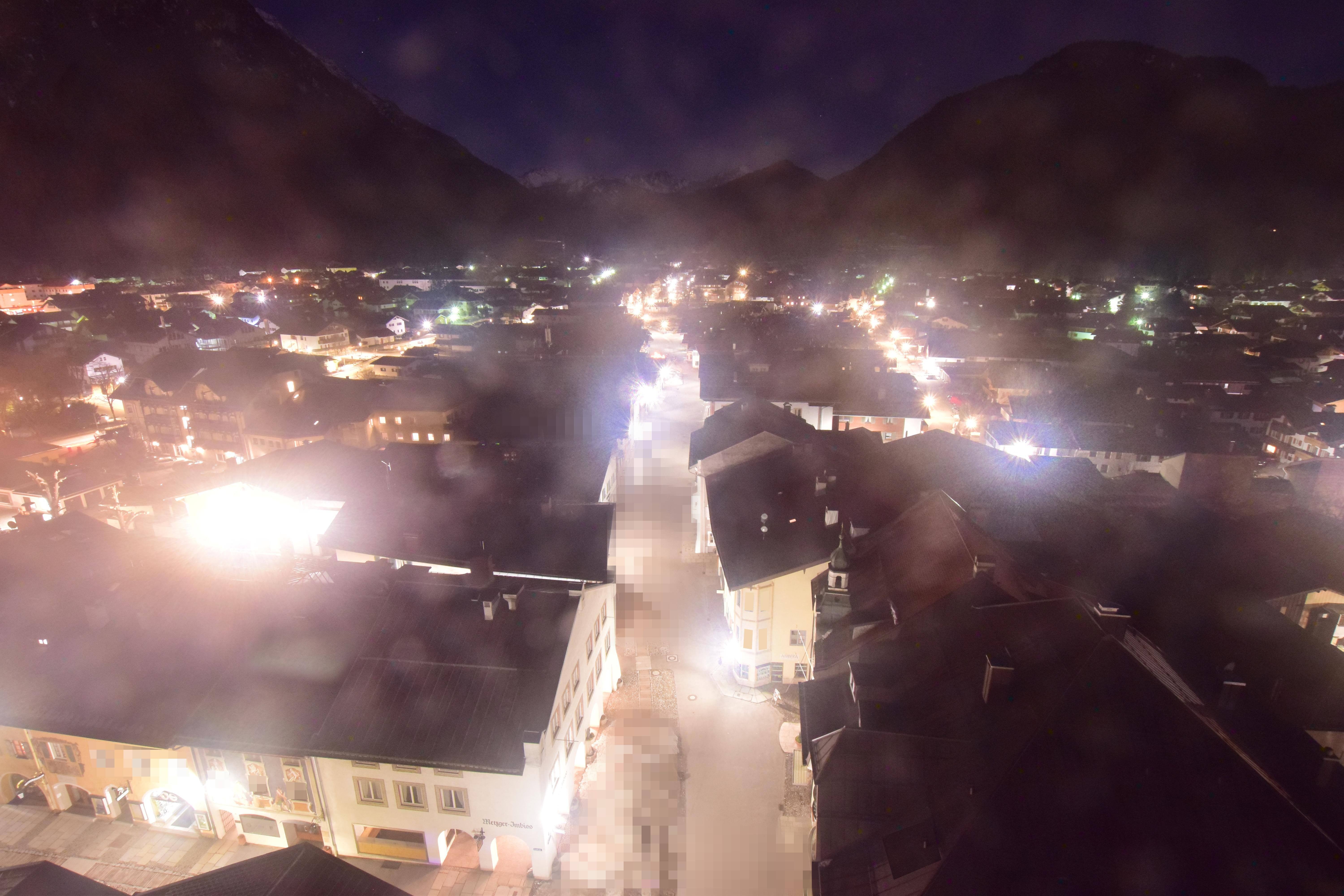 Archiv Foto Webcam Karwendel Mittenwald - Kirche