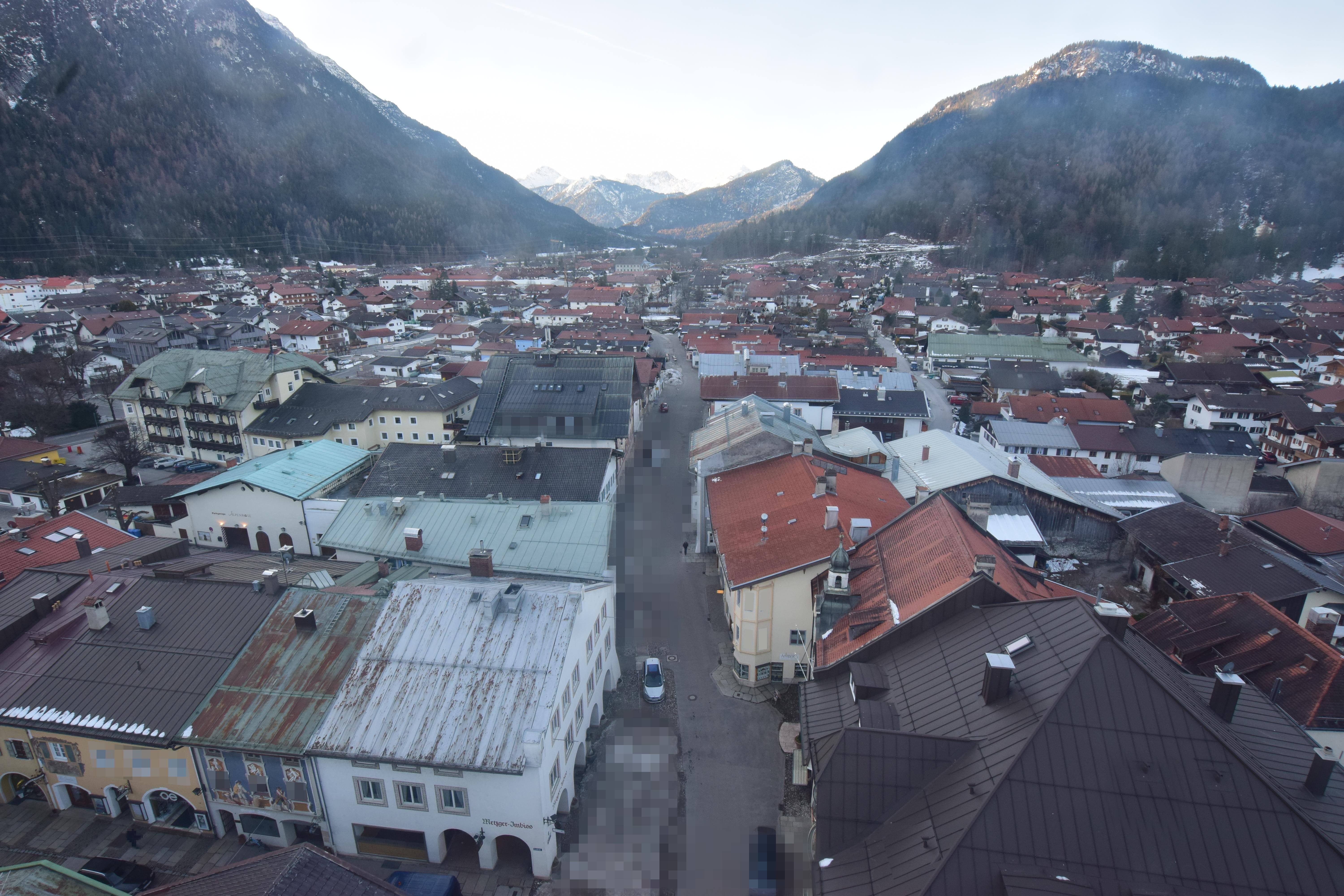 Archiv Foto Webcam Karwendel Mittenwald - Kirche