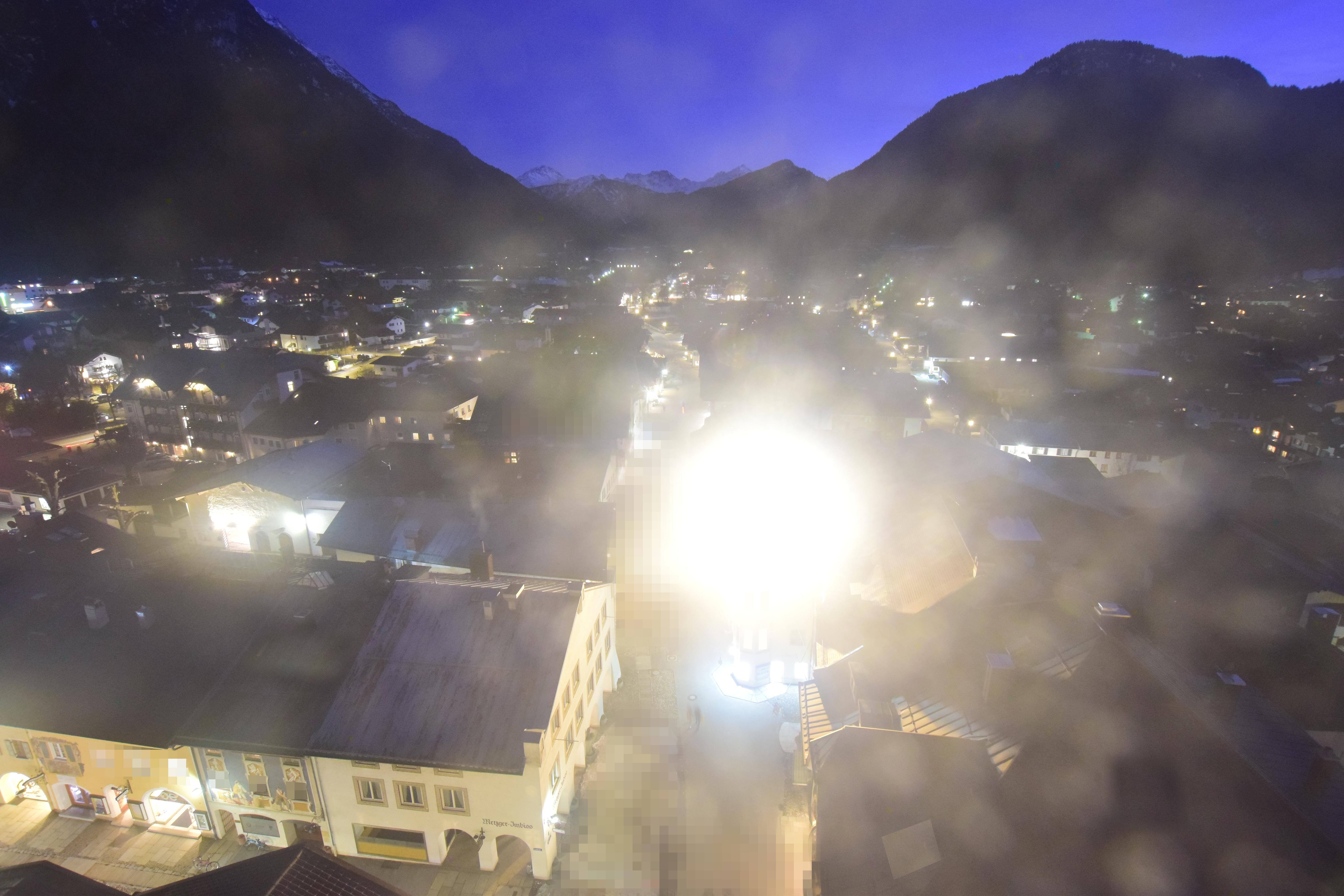 Archiv Foto Webcam Karwendel Mittenwald - Kirche