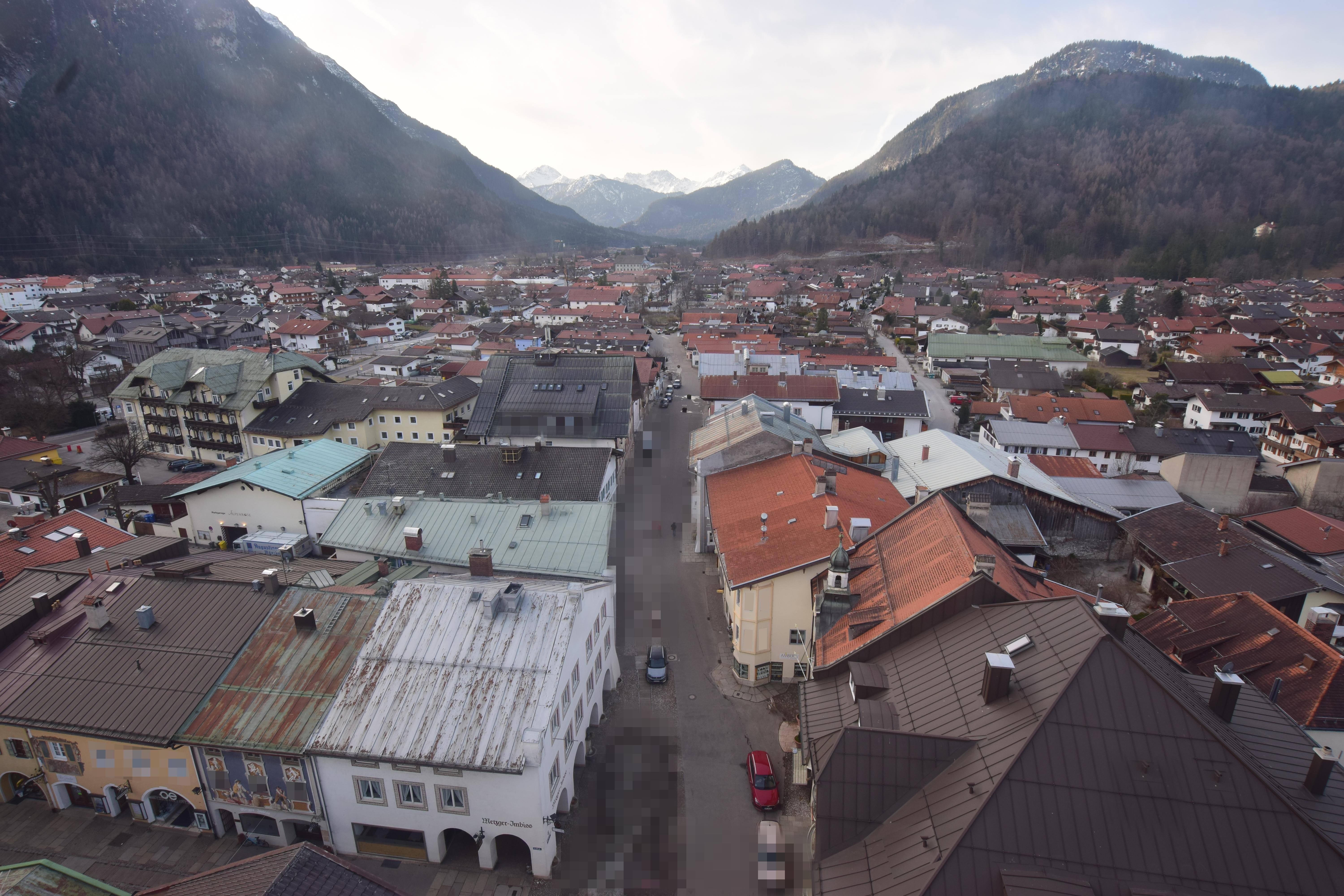 Archiv Foto Webcam Karwendel Mittenwald - Kirche