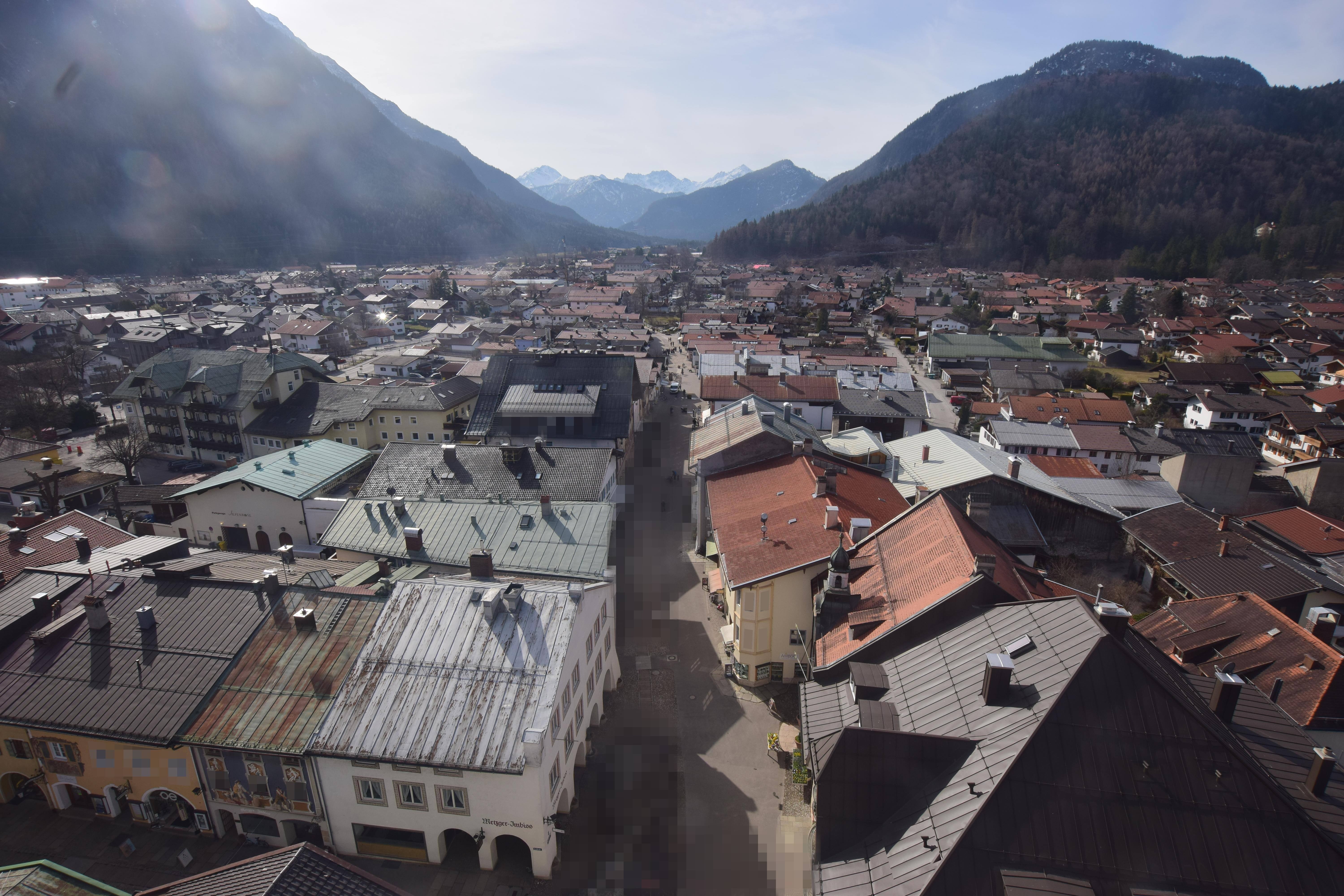 Archiv Foto Webcam Karwendel Mittenwald - Kirche