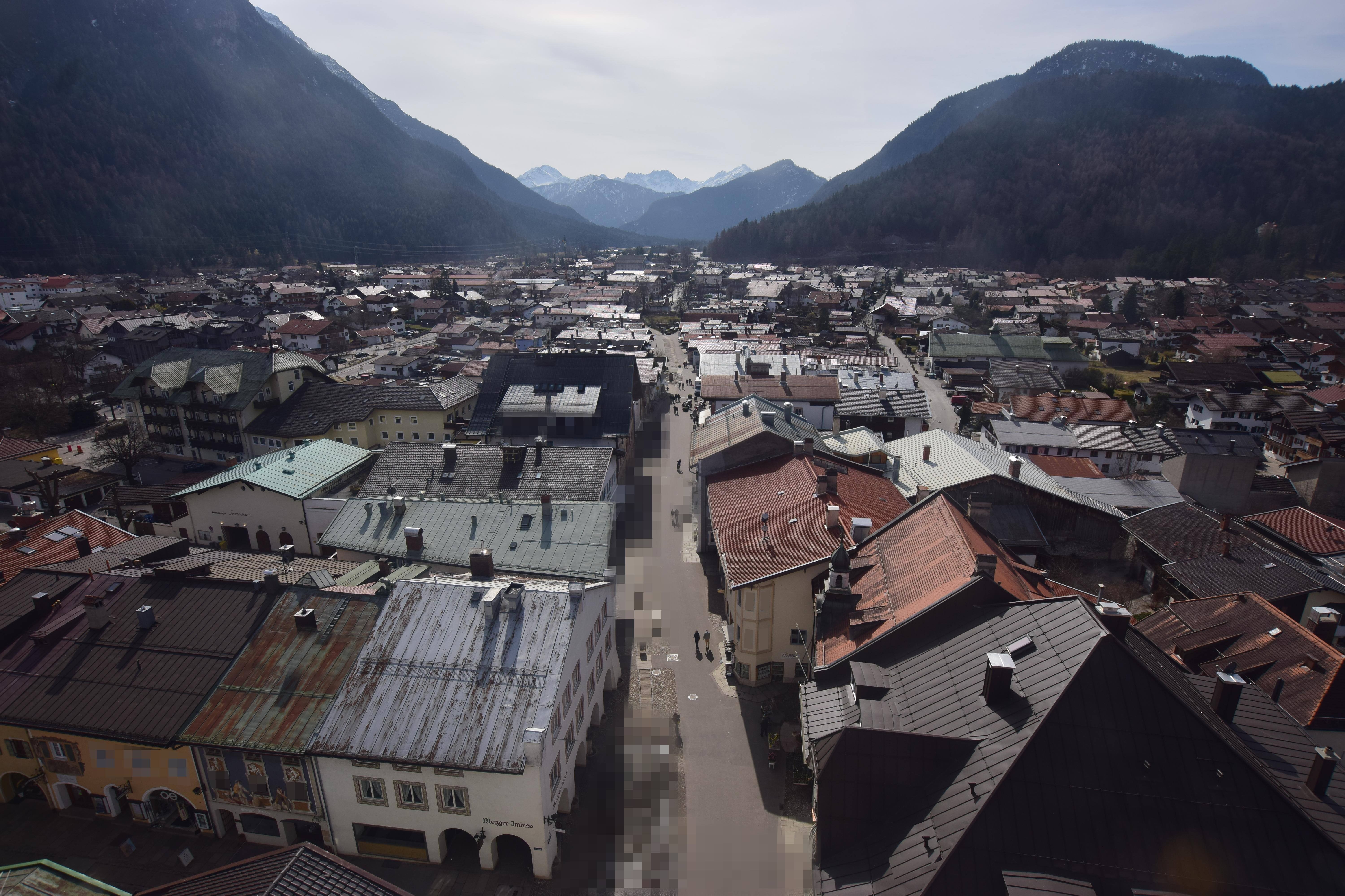 Archiv Foto Webcam Karwendel Mittenwald - Kirche