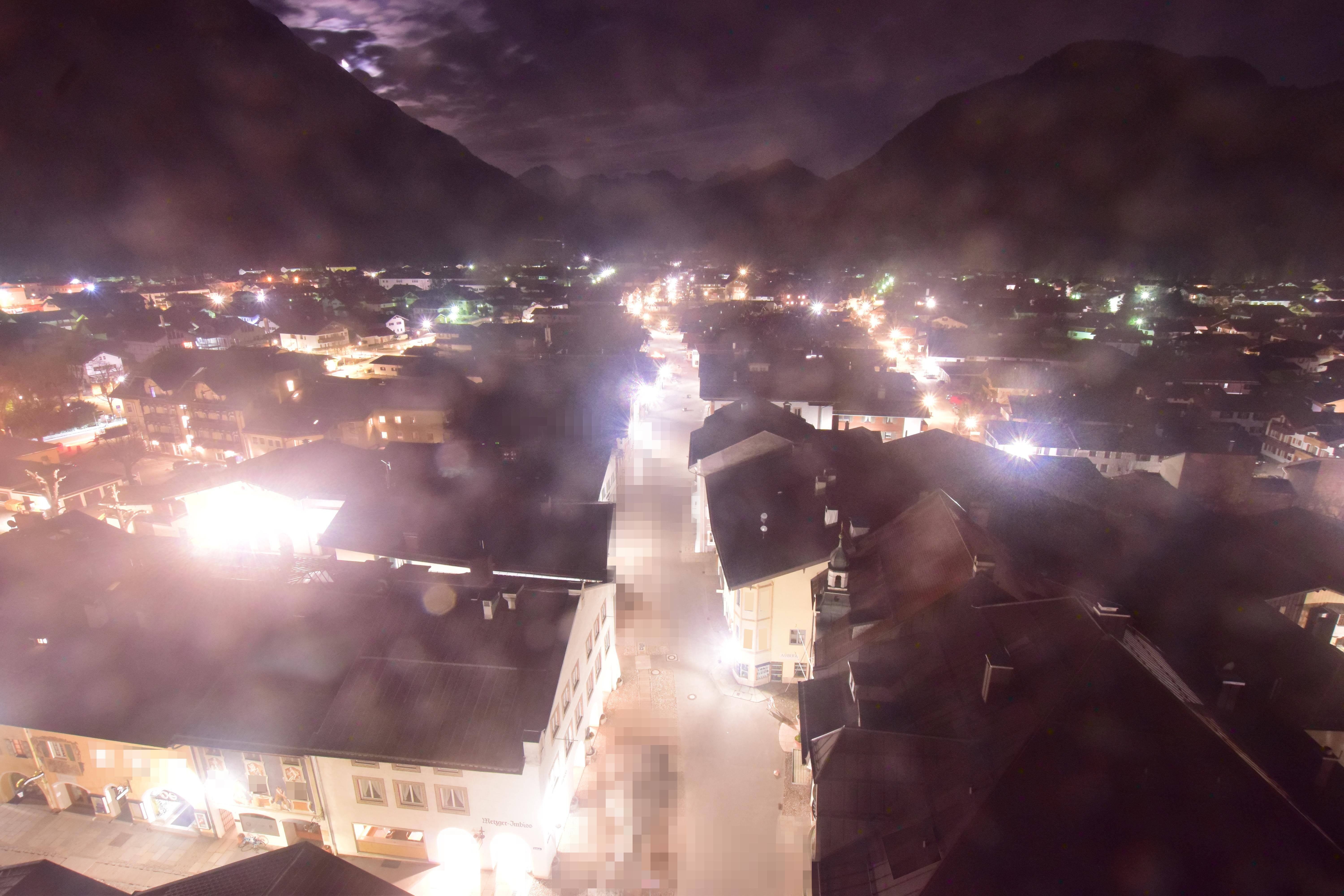 Archiv Foto Webcam Karwendel Mittenwald - Kirche