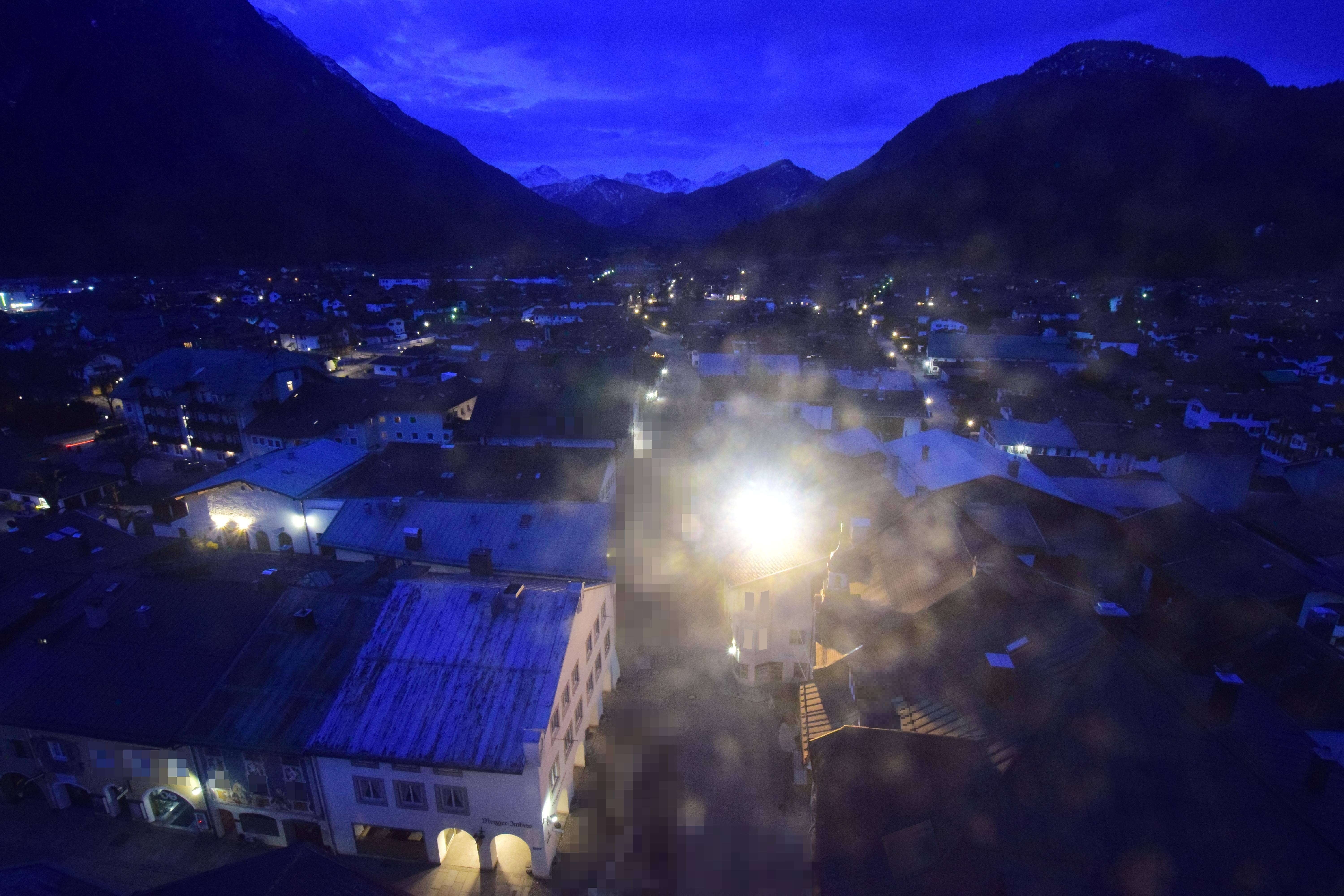 Archiv Foto Webcam Karwendel Mittenwald - Kirche