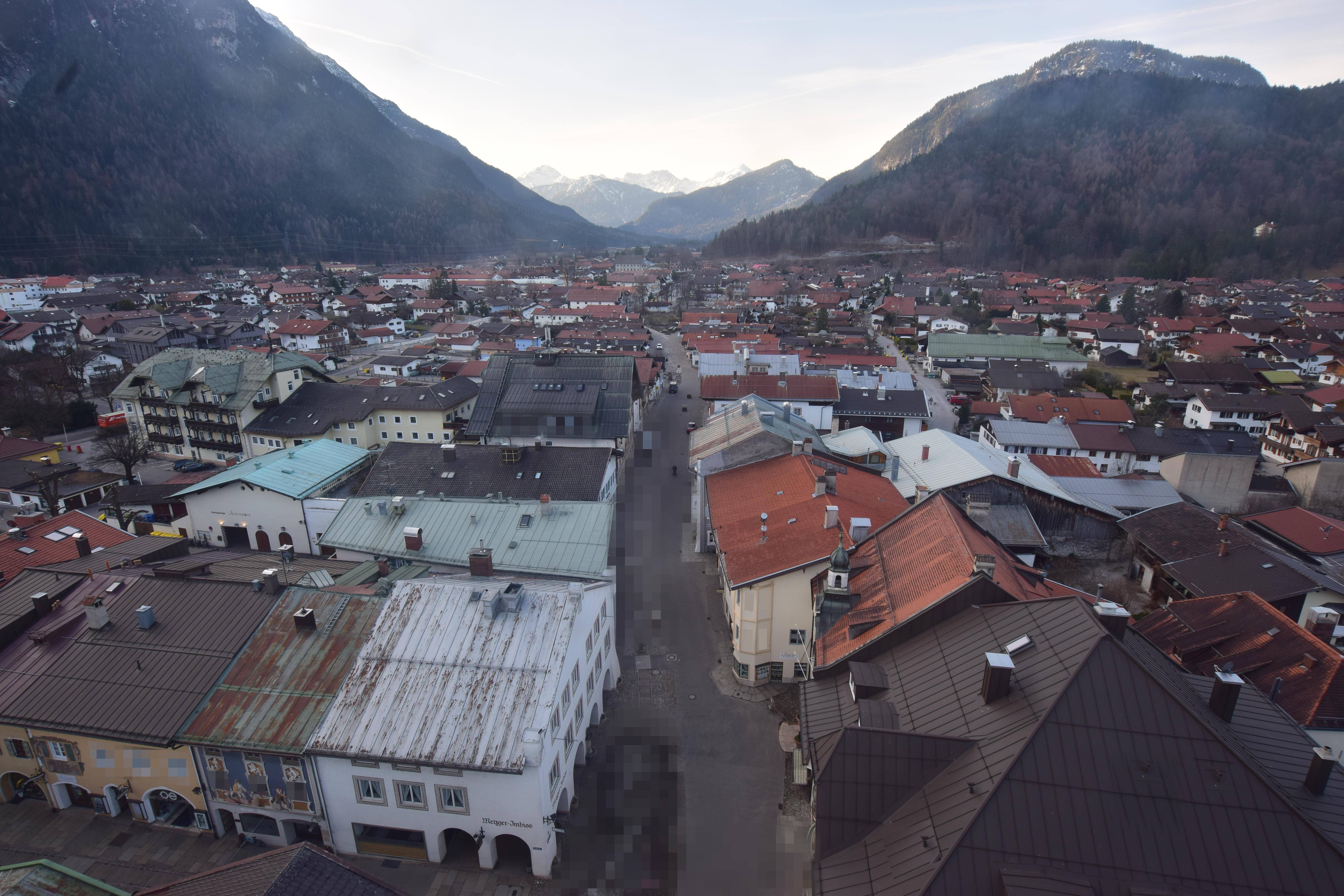 Archiv Foto Webcam Karwendel Mittenwald - Kirche