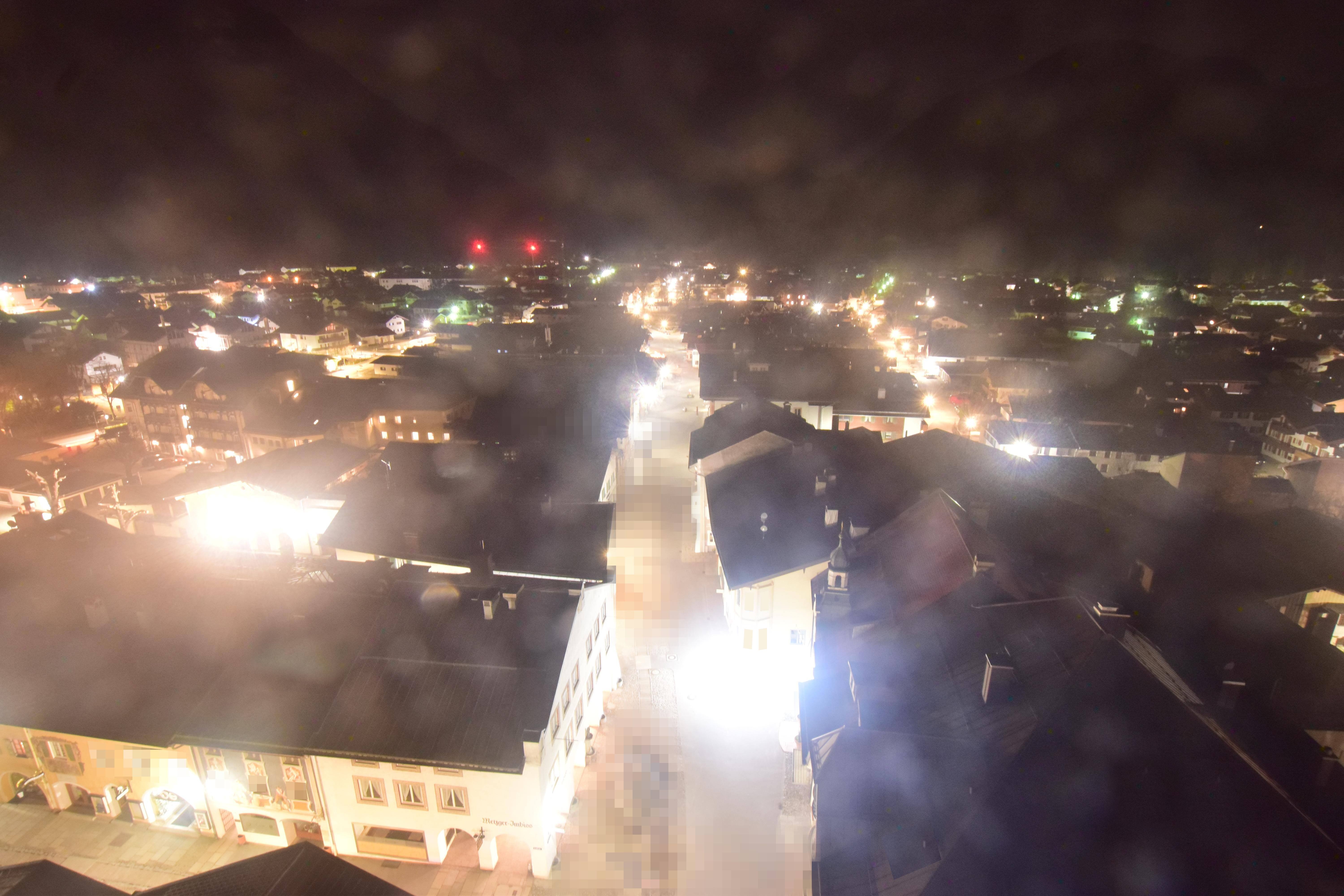 Archived image Webcam Karwendel Mittenwald - Church