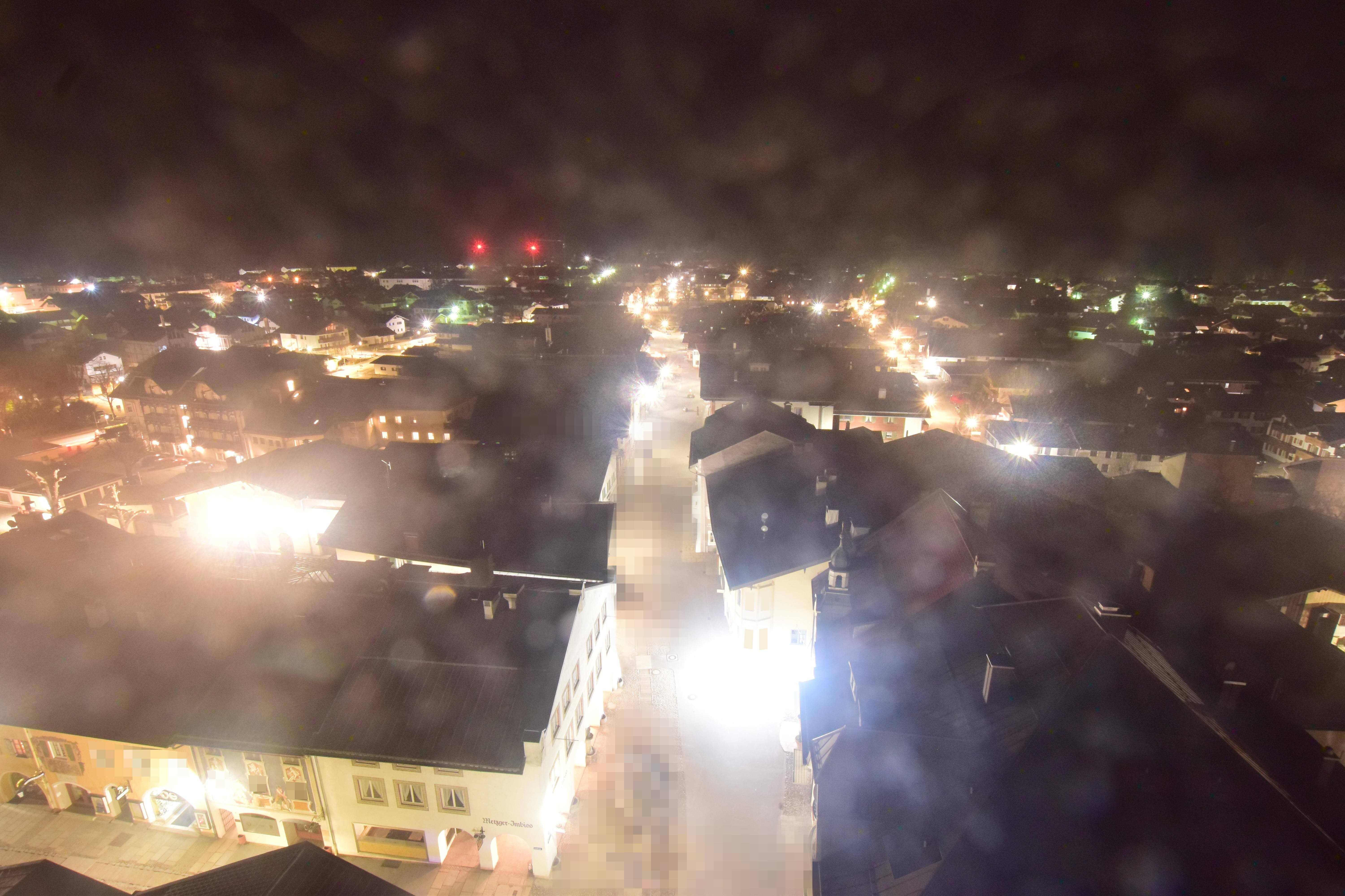 Archived image Webcam Karwendel Mittenwald - Church