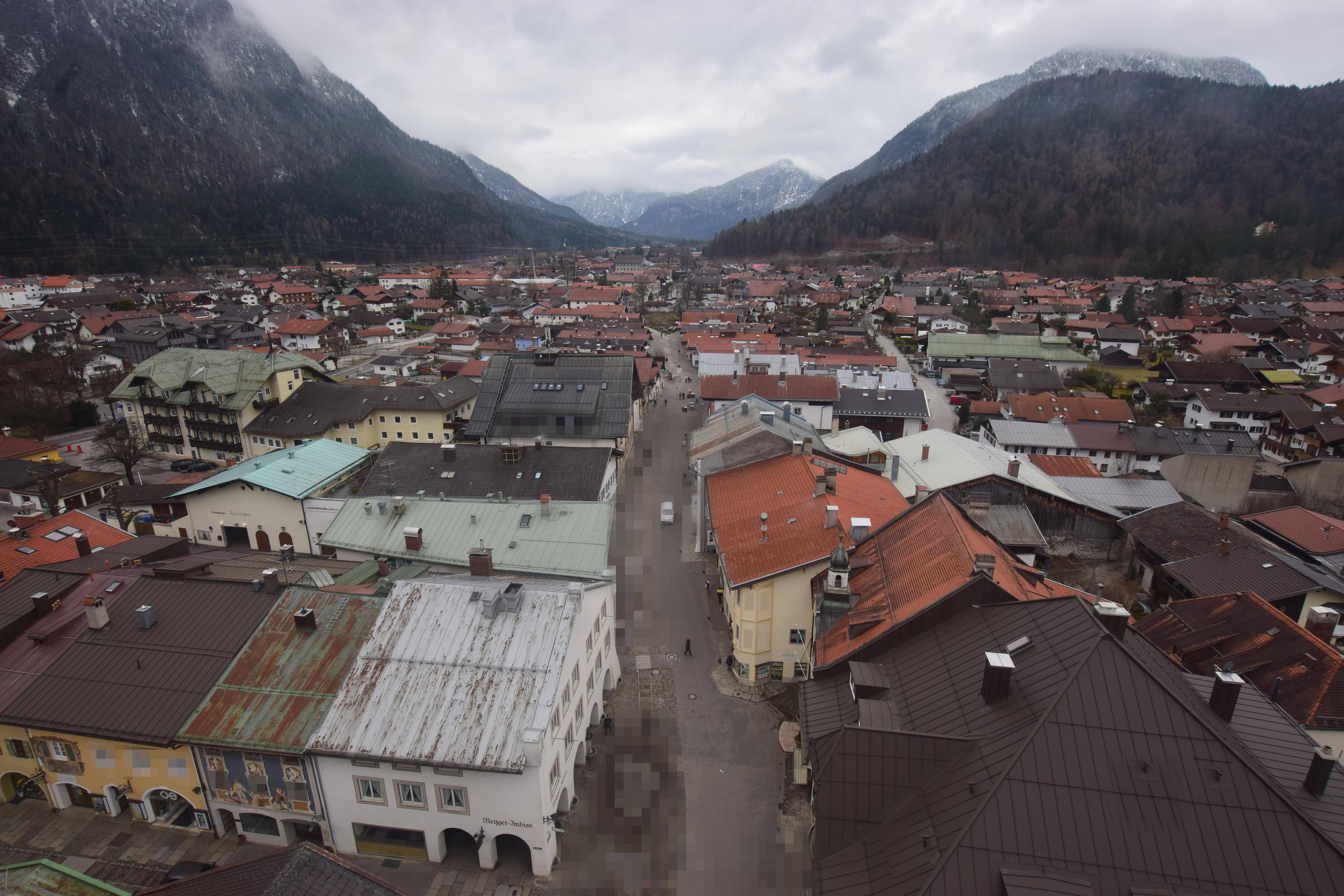 Archiv Foto Webcam Karwendel Mittenwald - Kirche