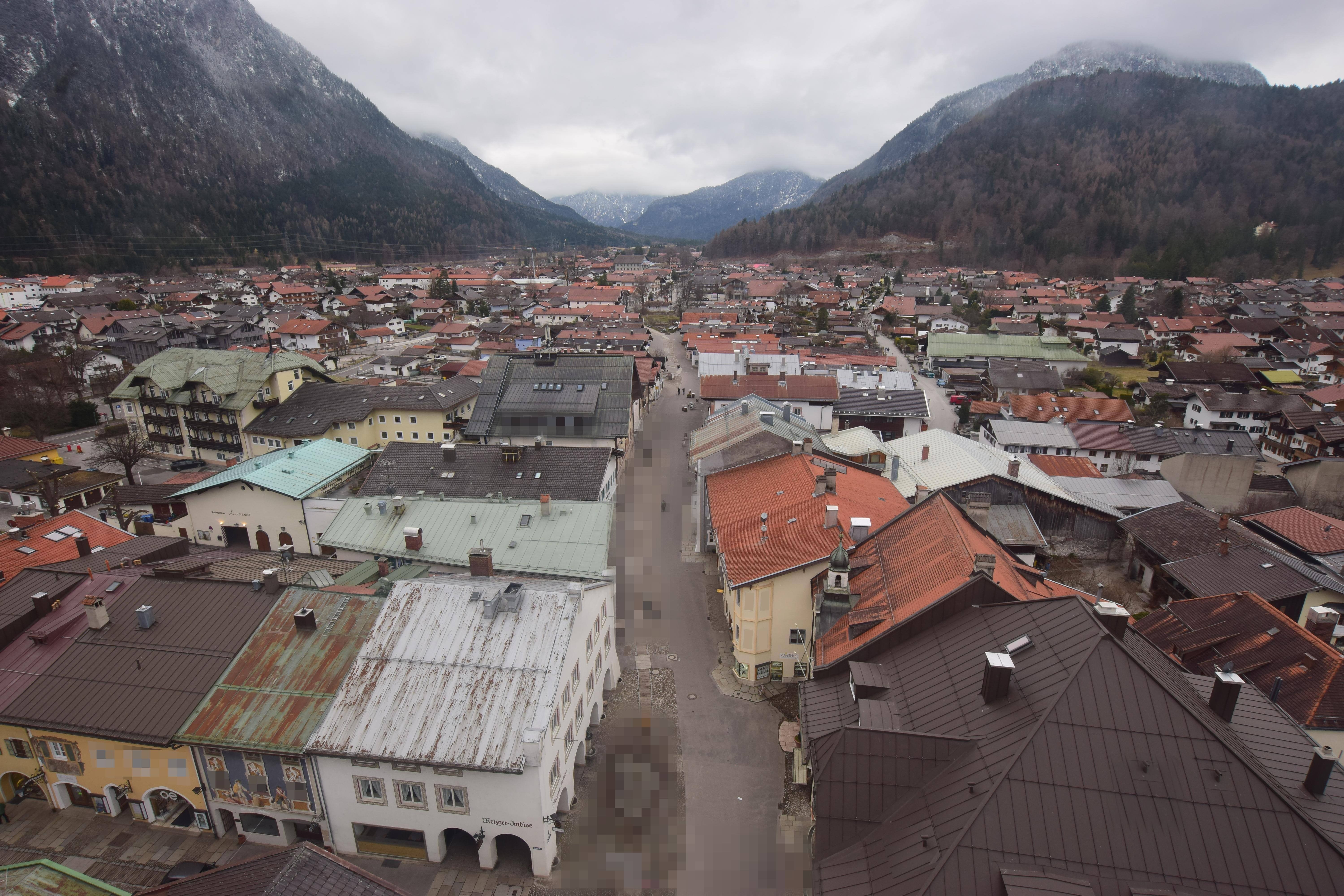 Archiv Foto Webcam Karwendel Mittenwald - Kirche