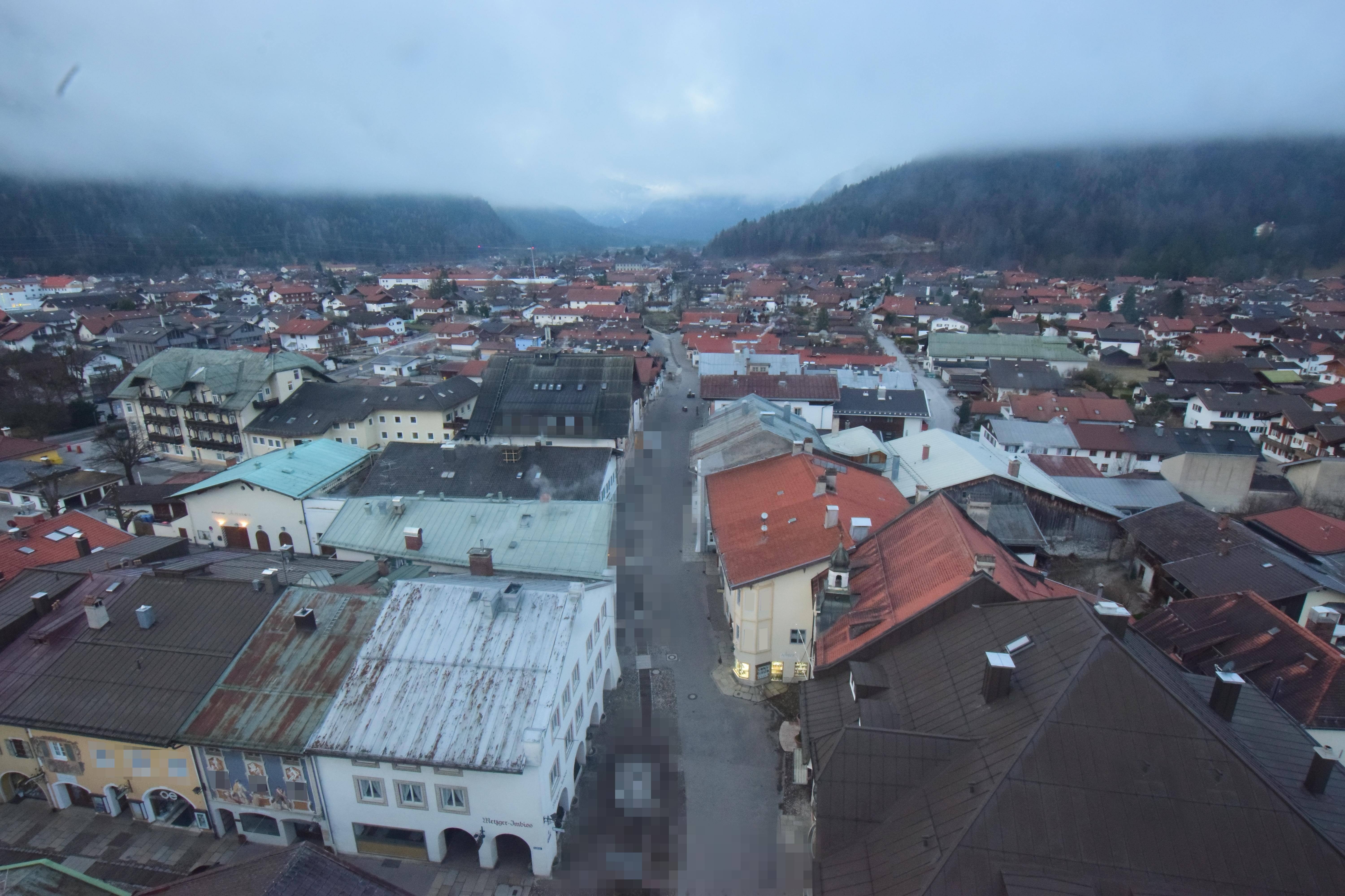 Archiv Foto Webcam Karwendel Mittenwald - Kirche