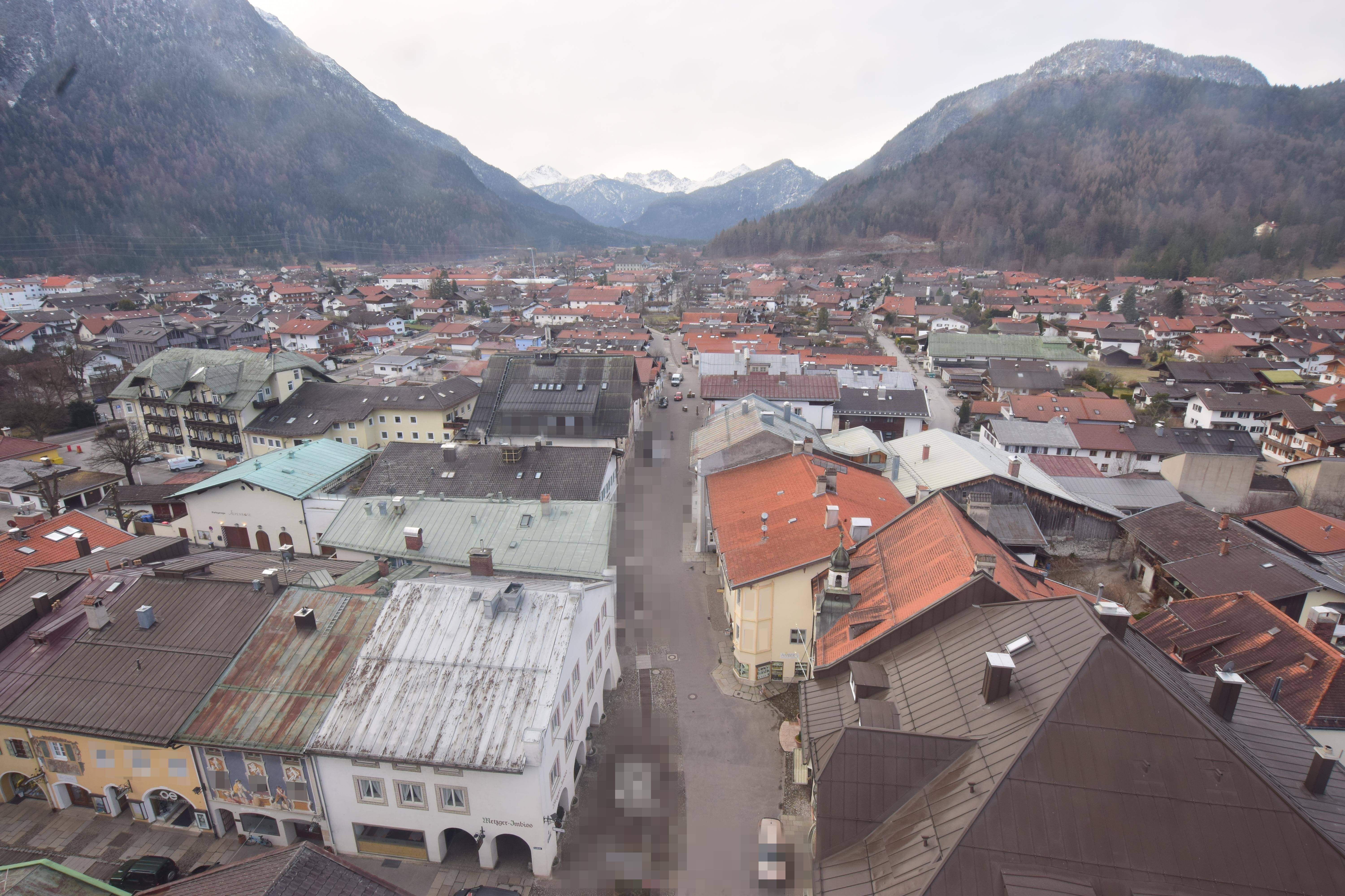 Archiv Foto Webcam Karwendel Mittenwald - Kirche