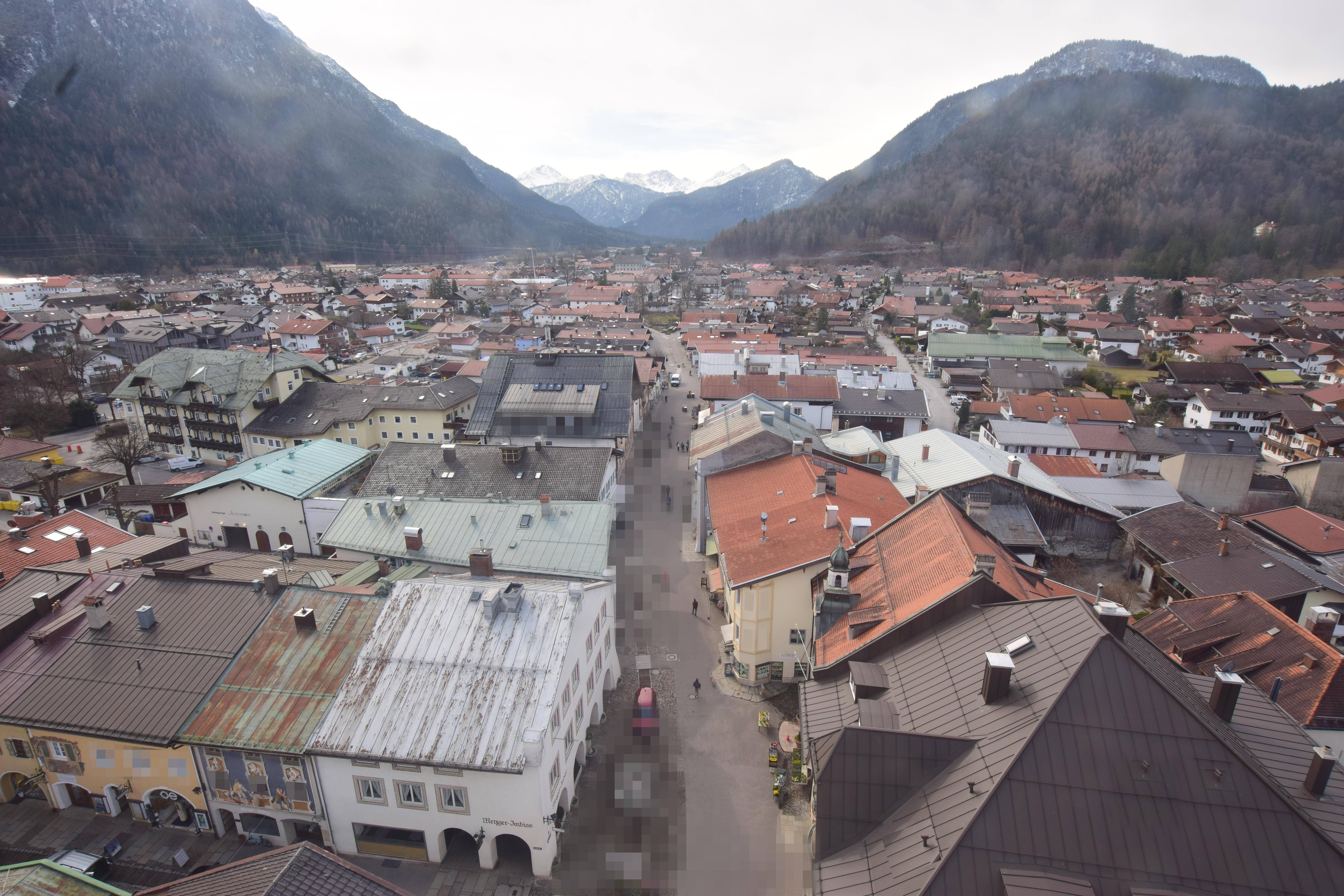 Archiv Foto Webcam Karwendel Mittenwald - Kirche
