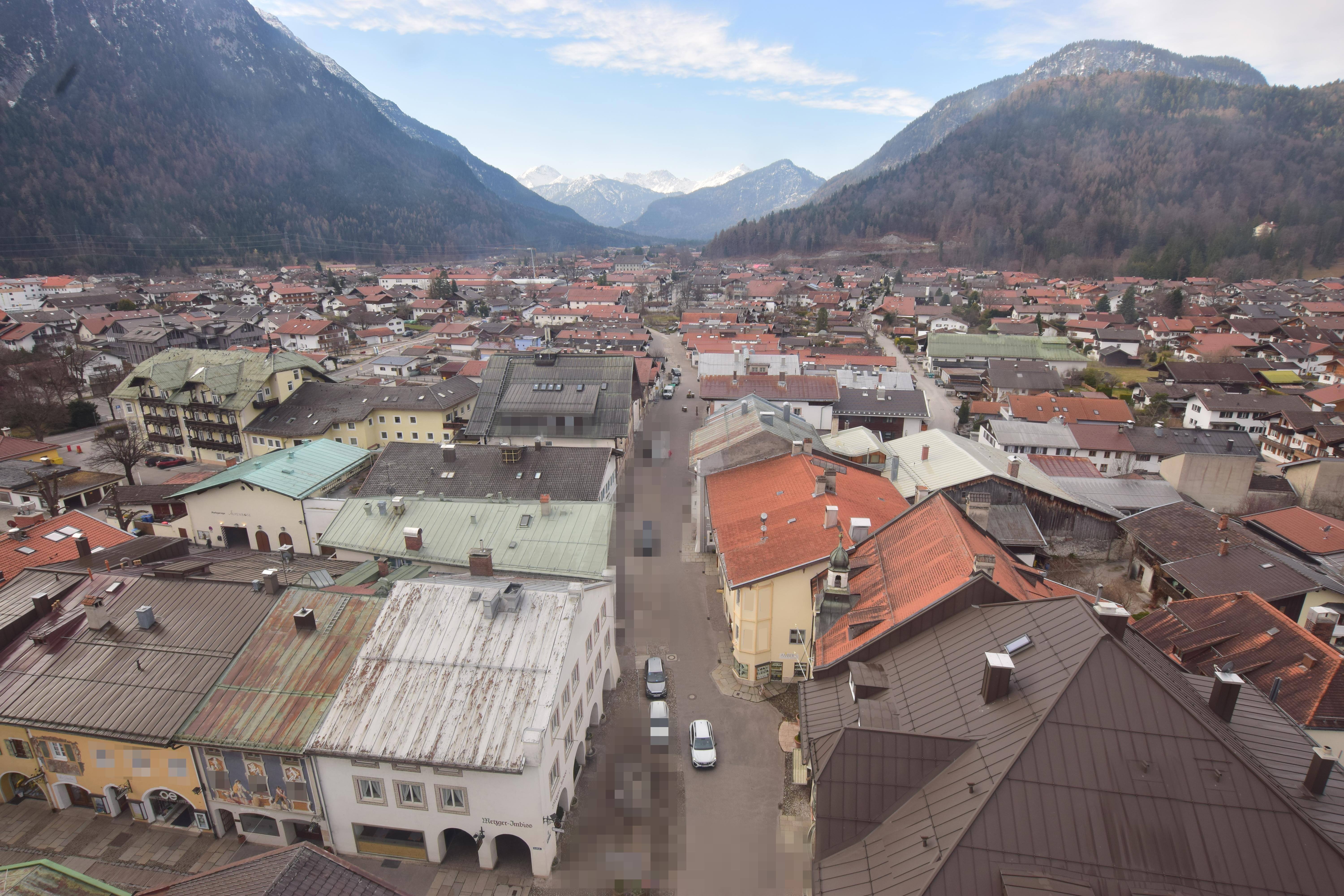 Archiv Foto Webcam Karwendel Mittenwald - Kirche