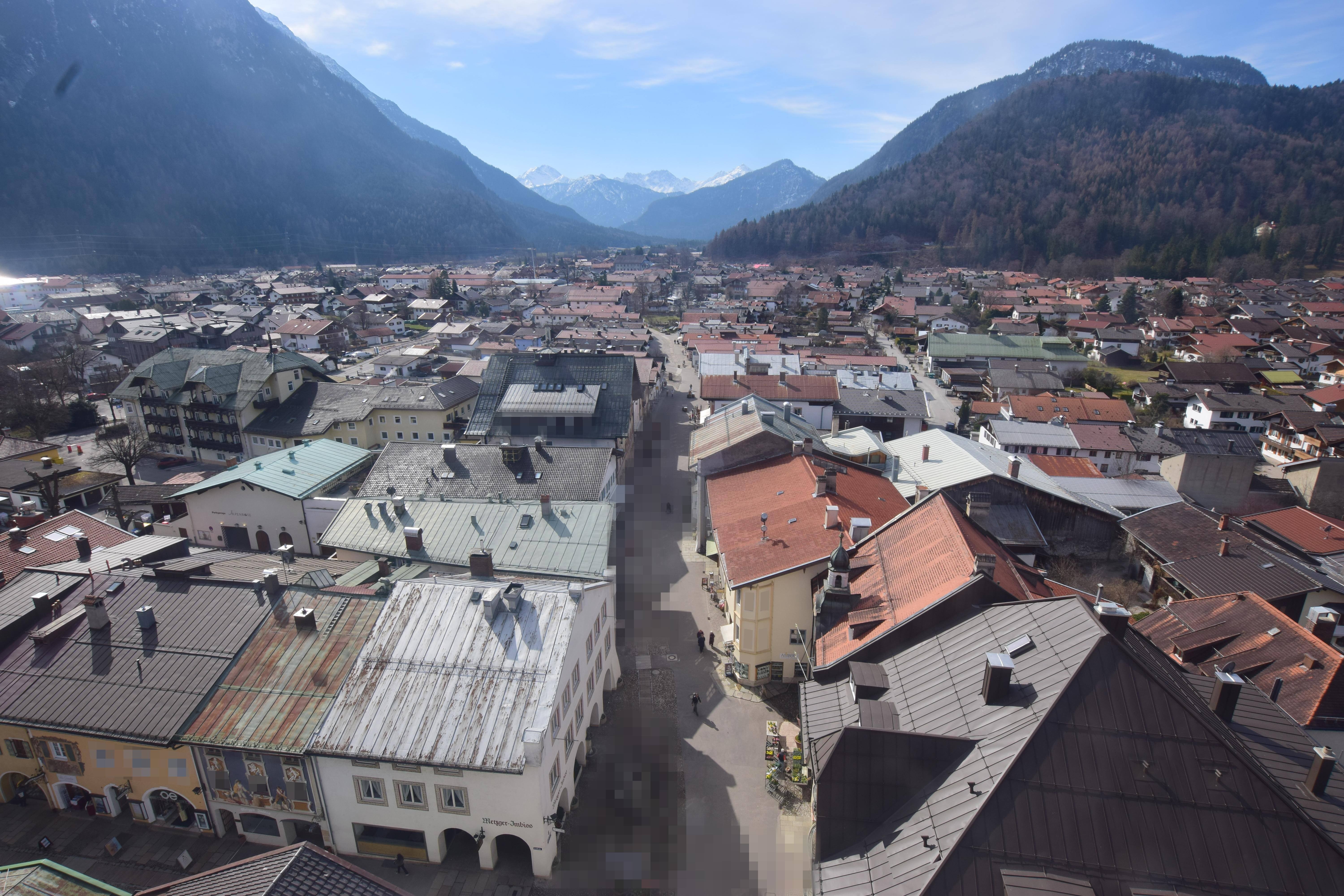Archiv Foto Webcam Karwendel Mittenwald - Kirche