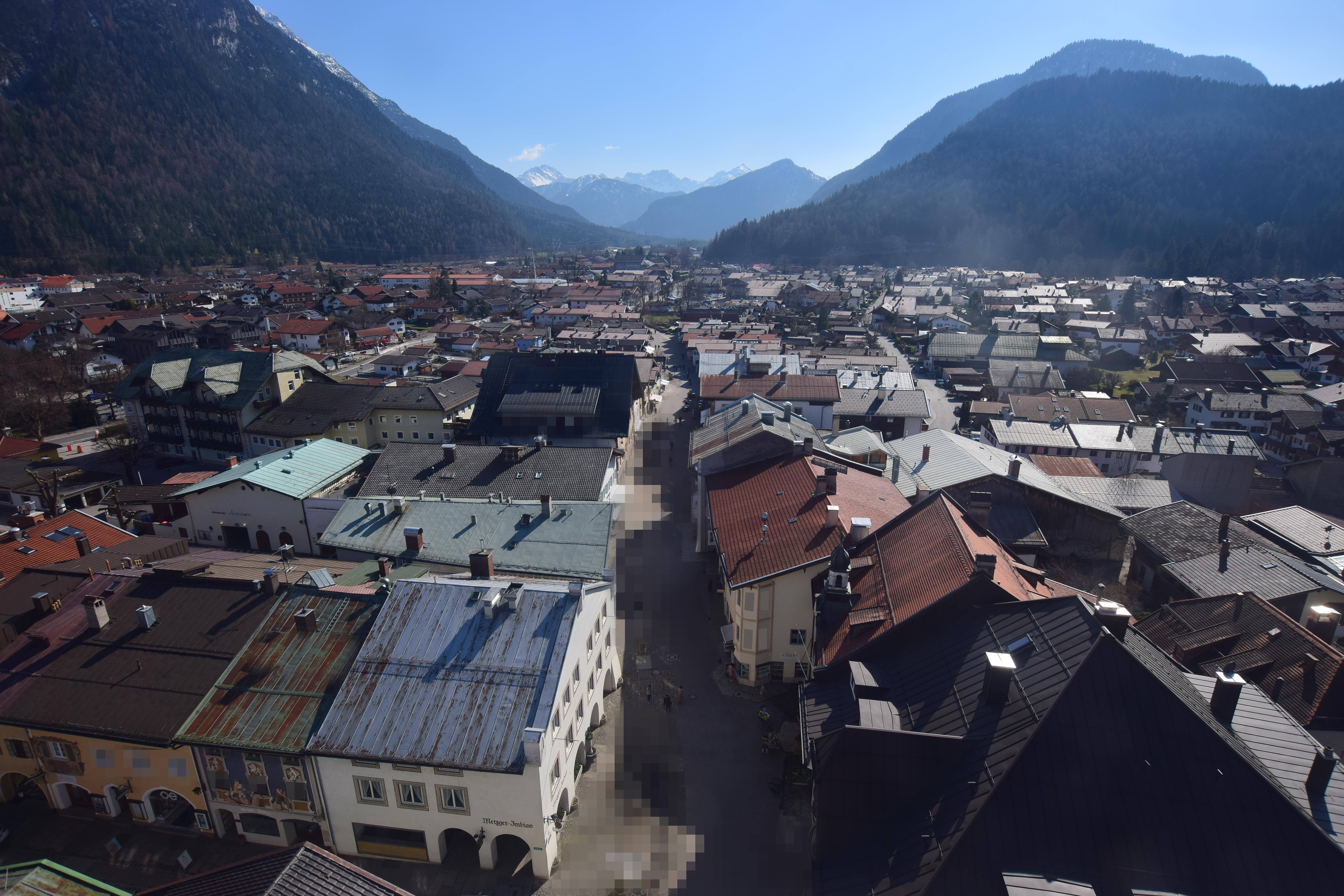 Archiv Foto Webcam Karwendel Mittenwald - Kirche