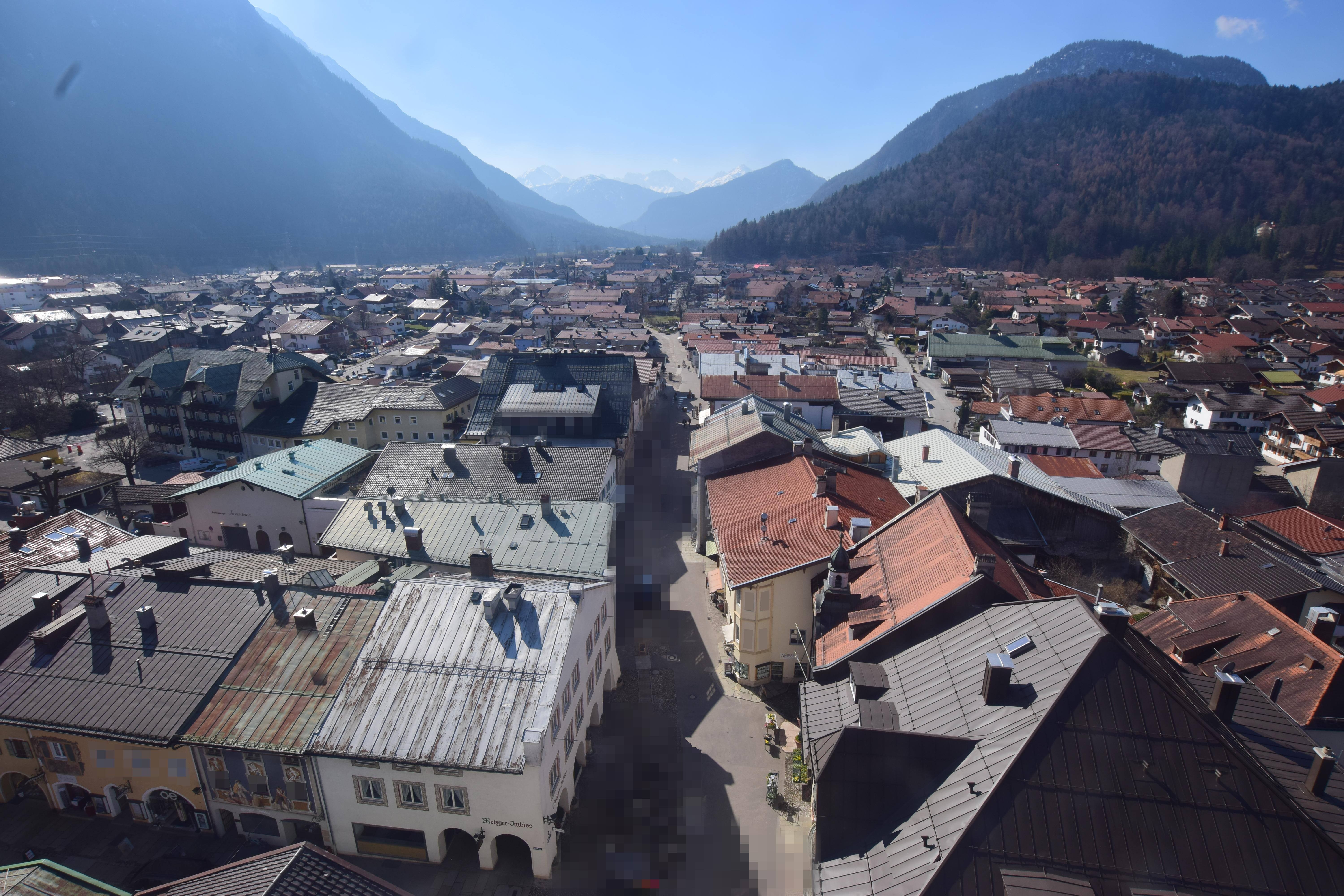 Archiv Foto Webcam Karwendel Mittenwald - Kirche