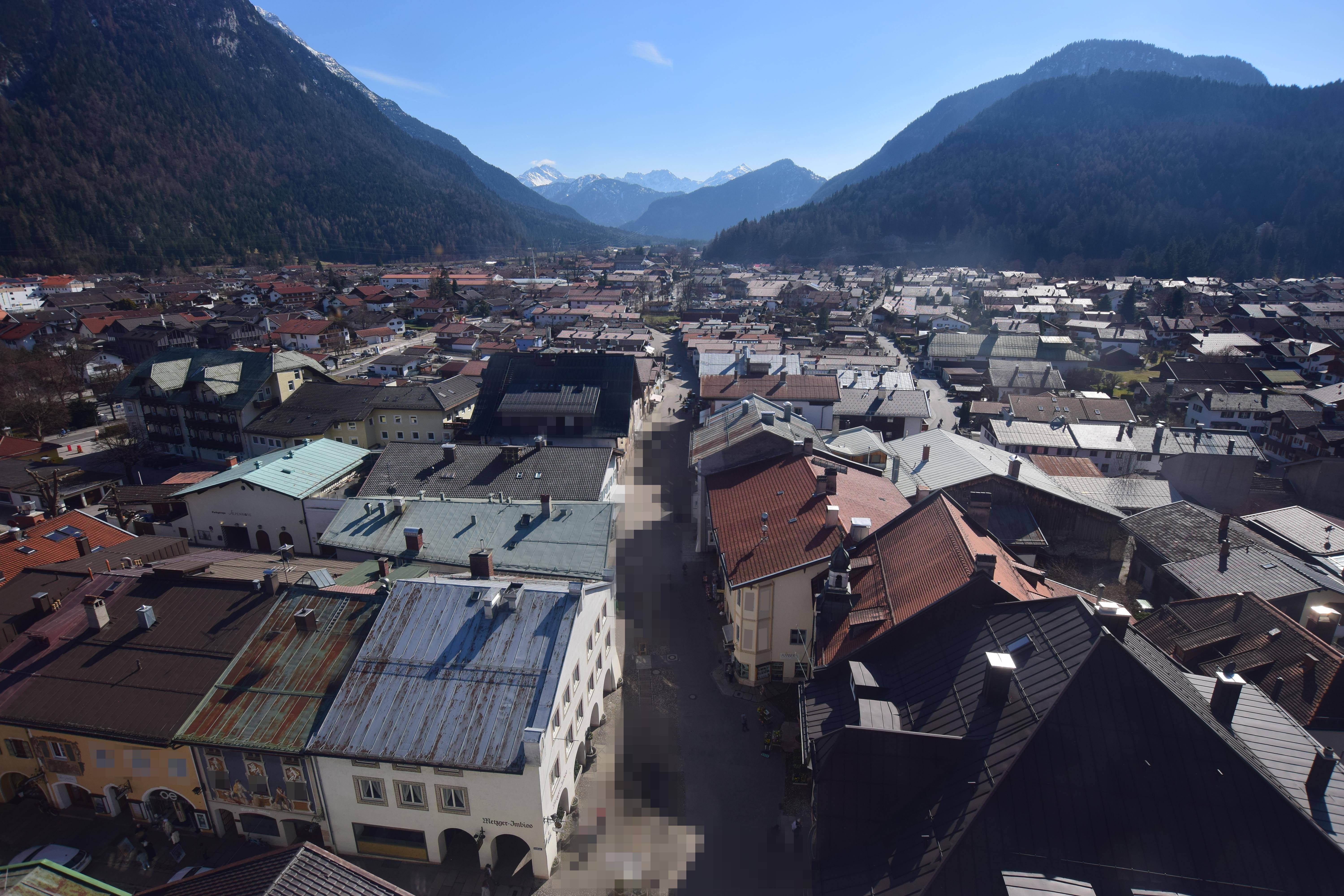 Archiv Foto Webcam Karwendel Mittenwald - Kirche