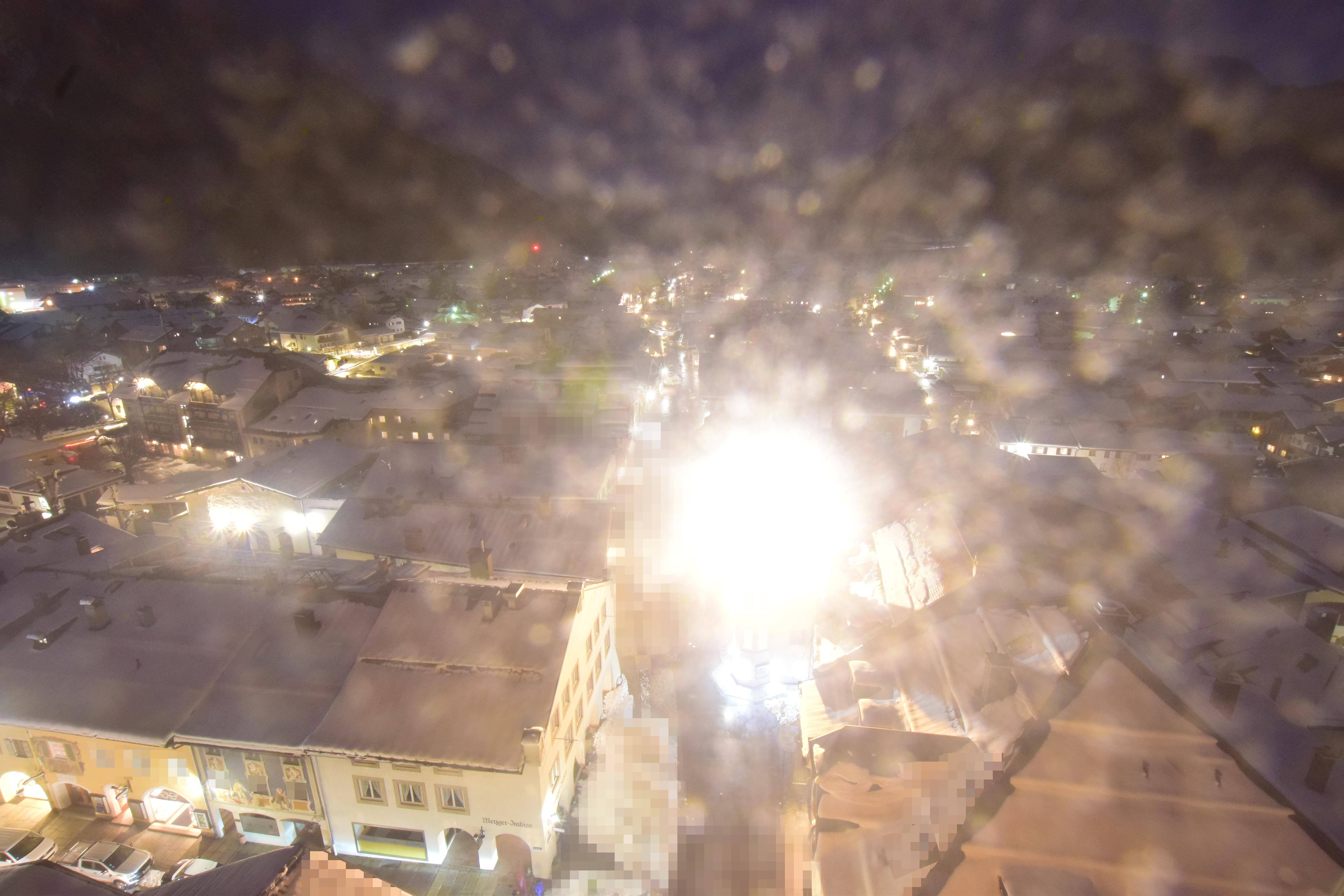 Archiv Foto Webcam Karwendel Mittenwald - Kirche