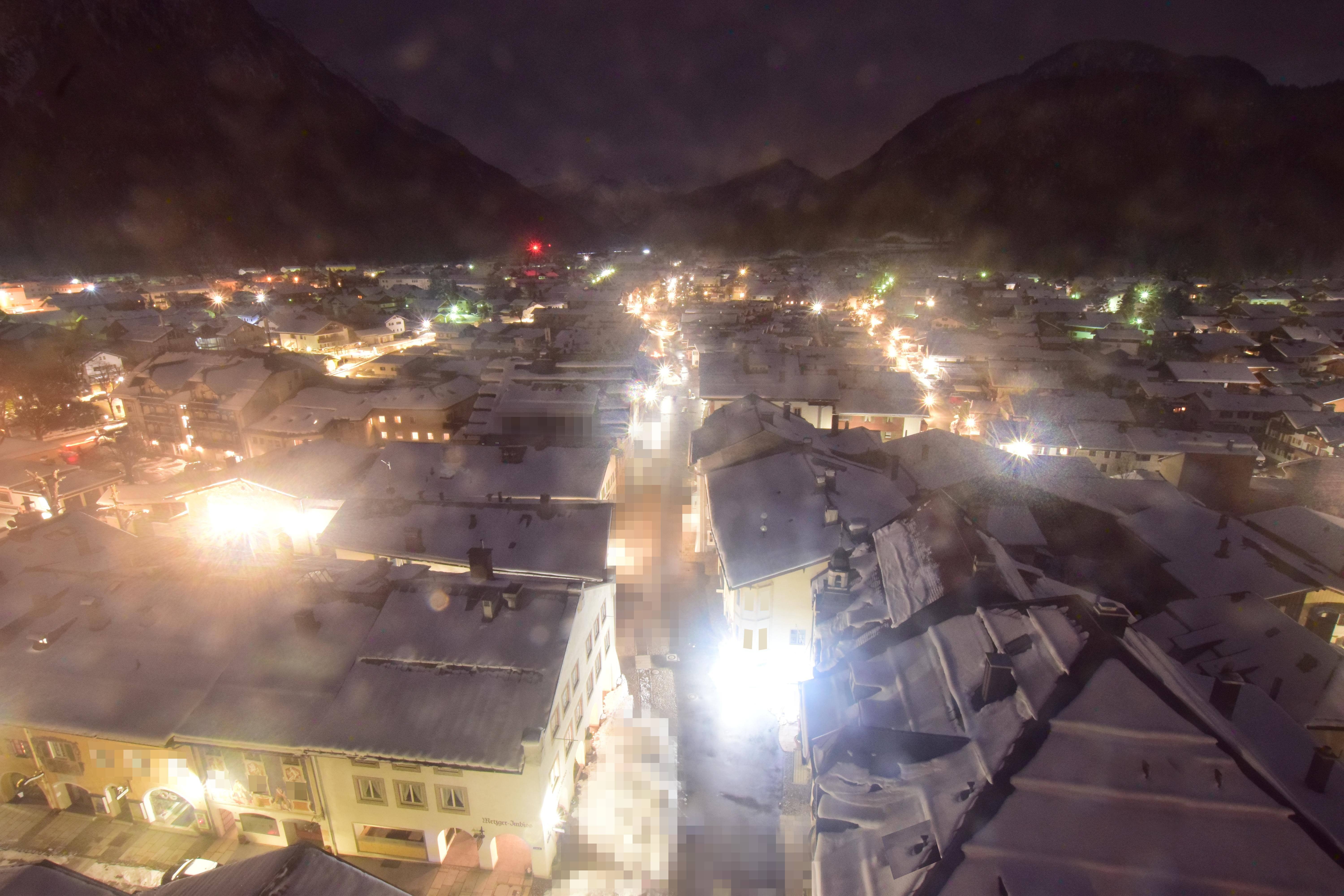 Archiv Foto Webcam Karwendel Mittenwald - Kirche