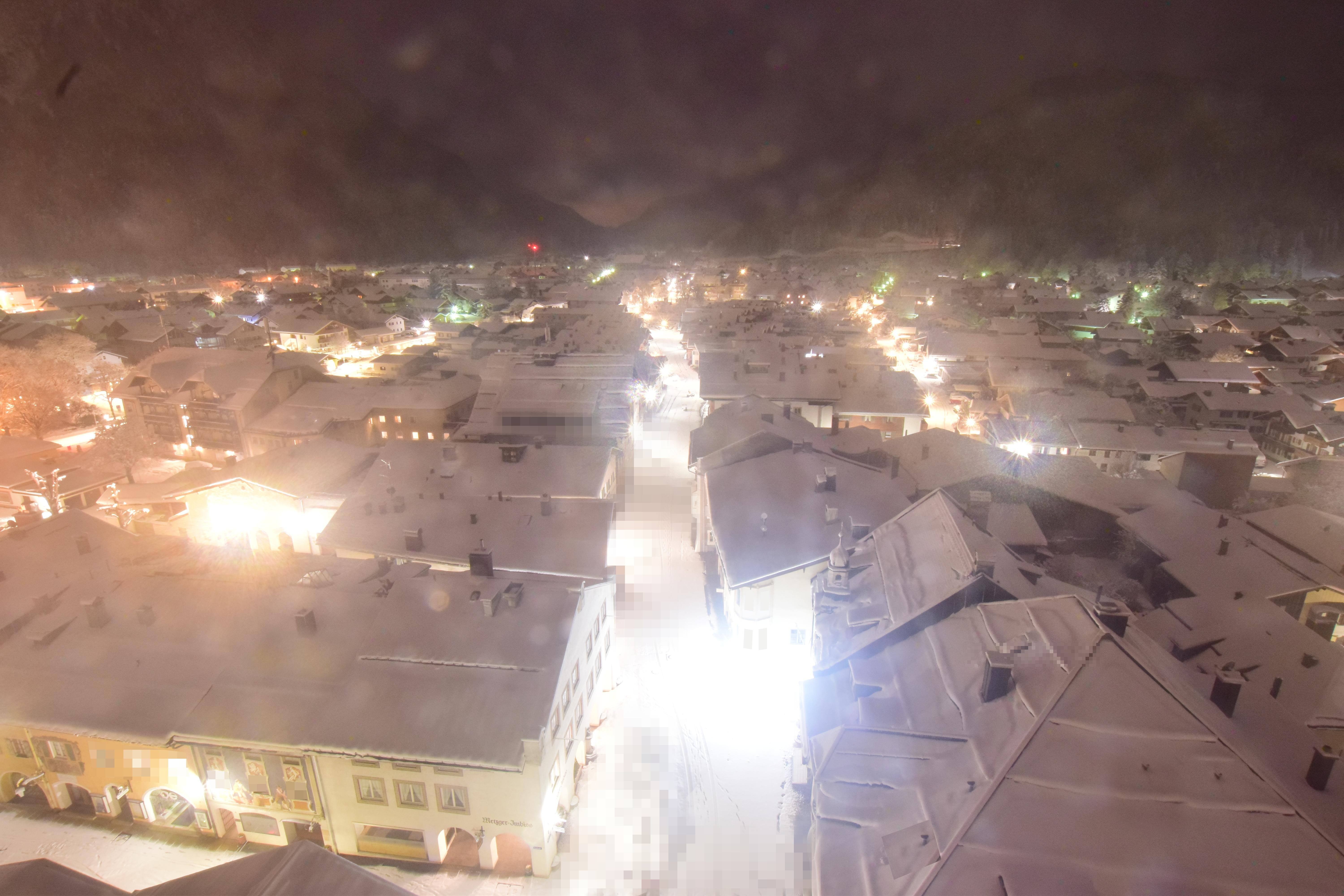 Archiv Foto Webcam Karwendel Mittenwald - Kirche