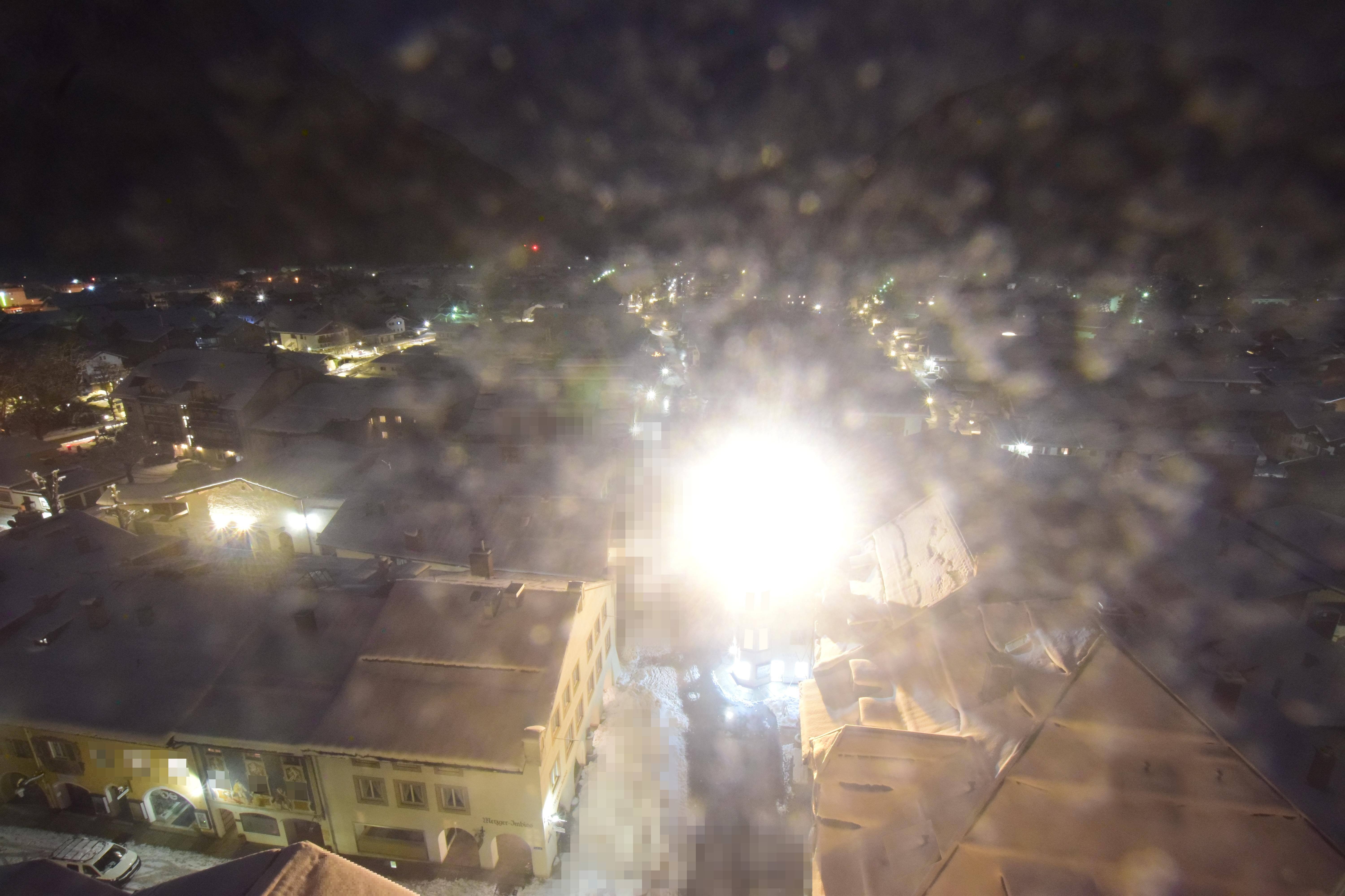 Archiv Foto Webcam Karwendel Mittenwald - Kirche