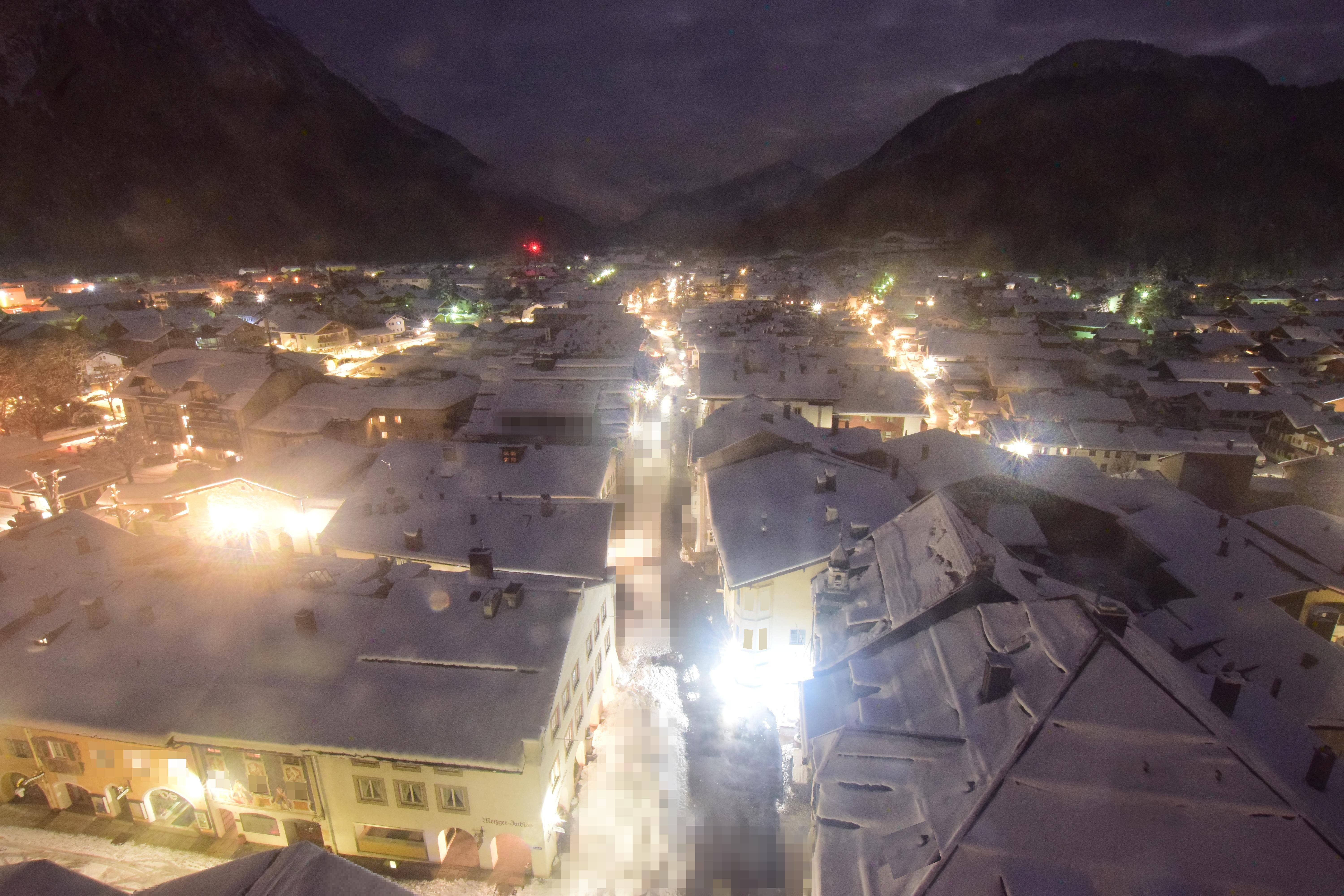 Archiv Foto Webcam Karwendel Mittenwald - Kirche