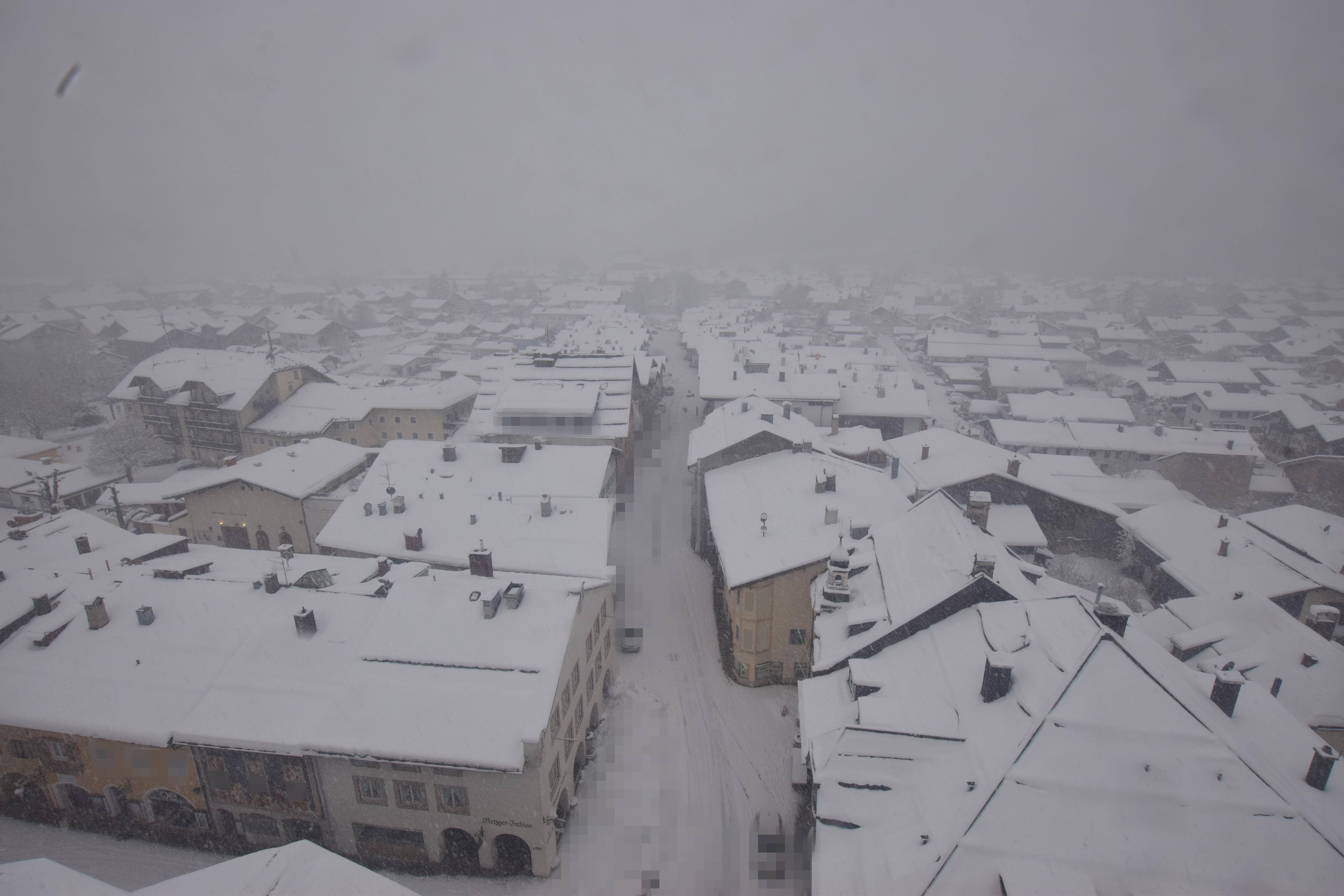 Archiv Foto Webcam Karwendel Mittenwald - Kirche