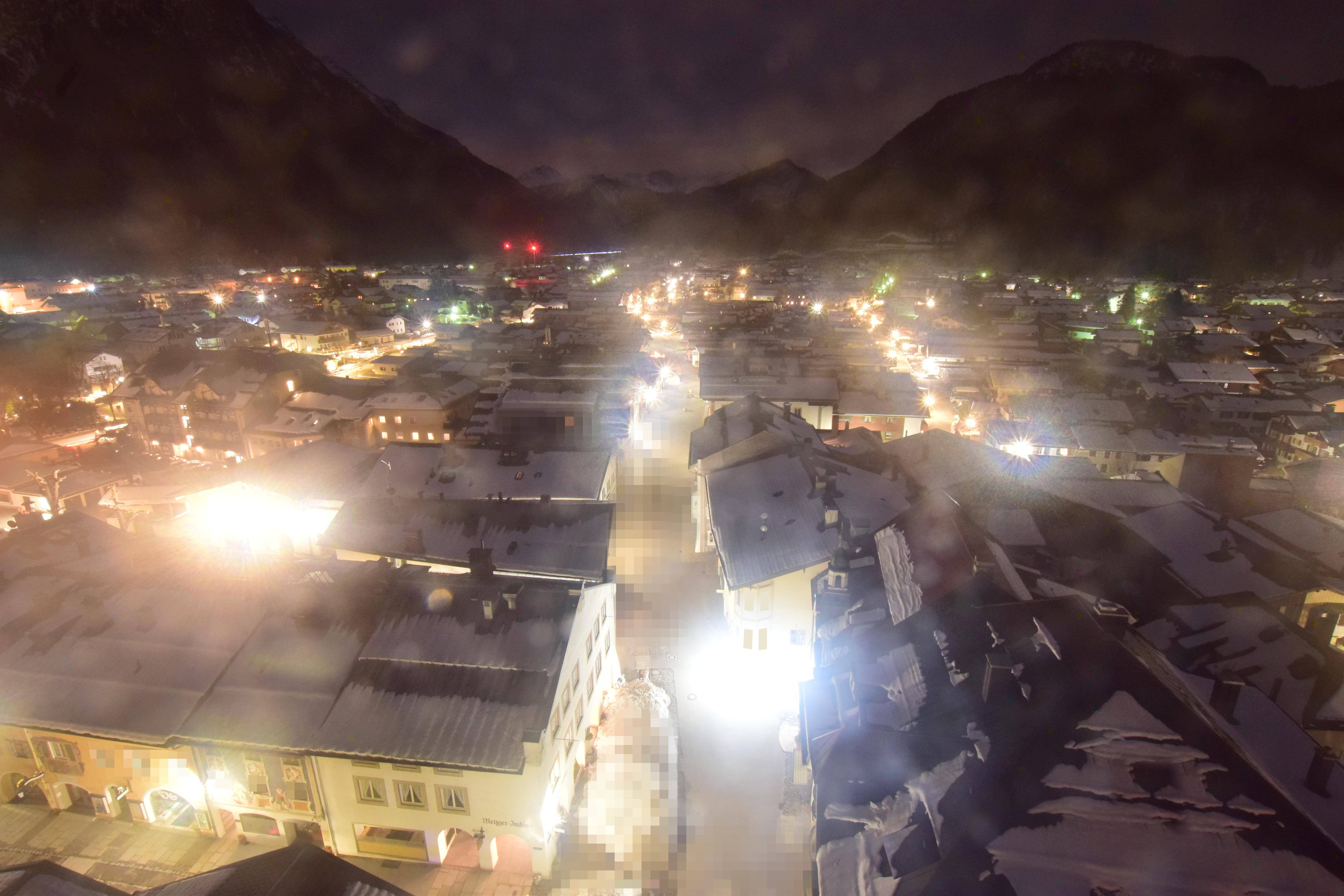 Archiv Foto Webcam Karwendel Mittenwald - Kirche