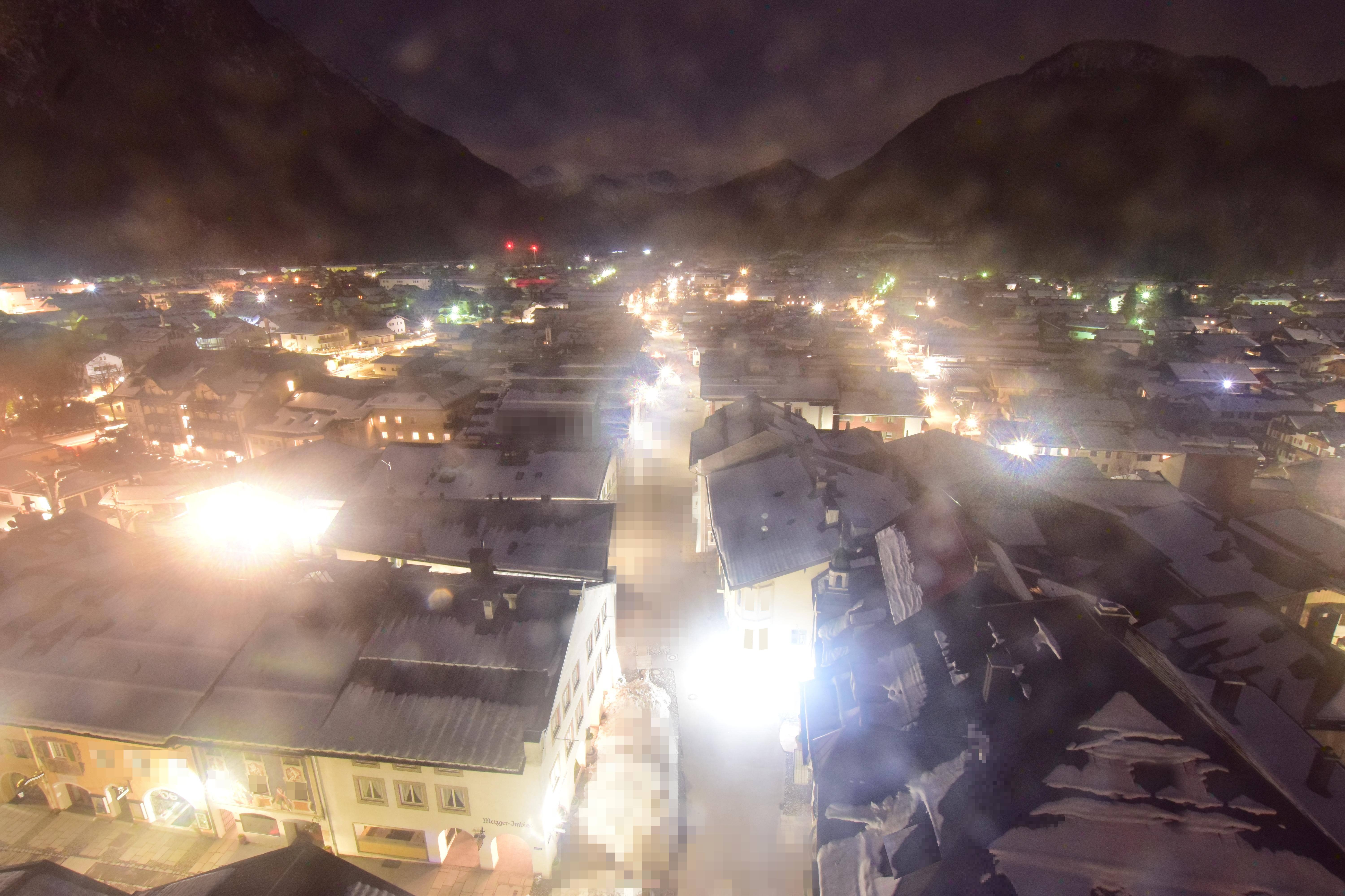 Archiv Foto Webcam Karwendel Mittenwald - Kirche