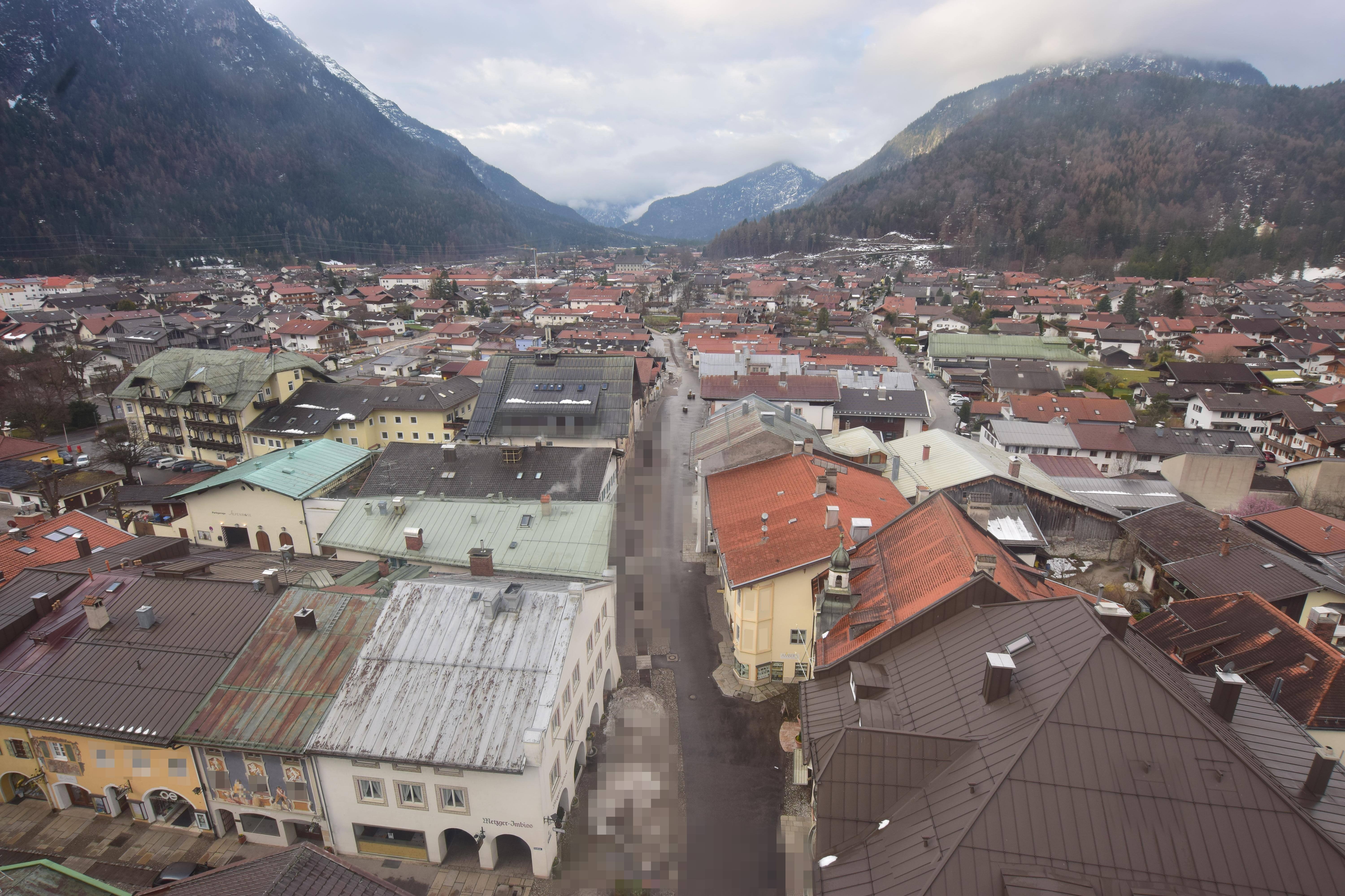 Archiv Foto Webcam Karwendel Mittenwald - Kirche