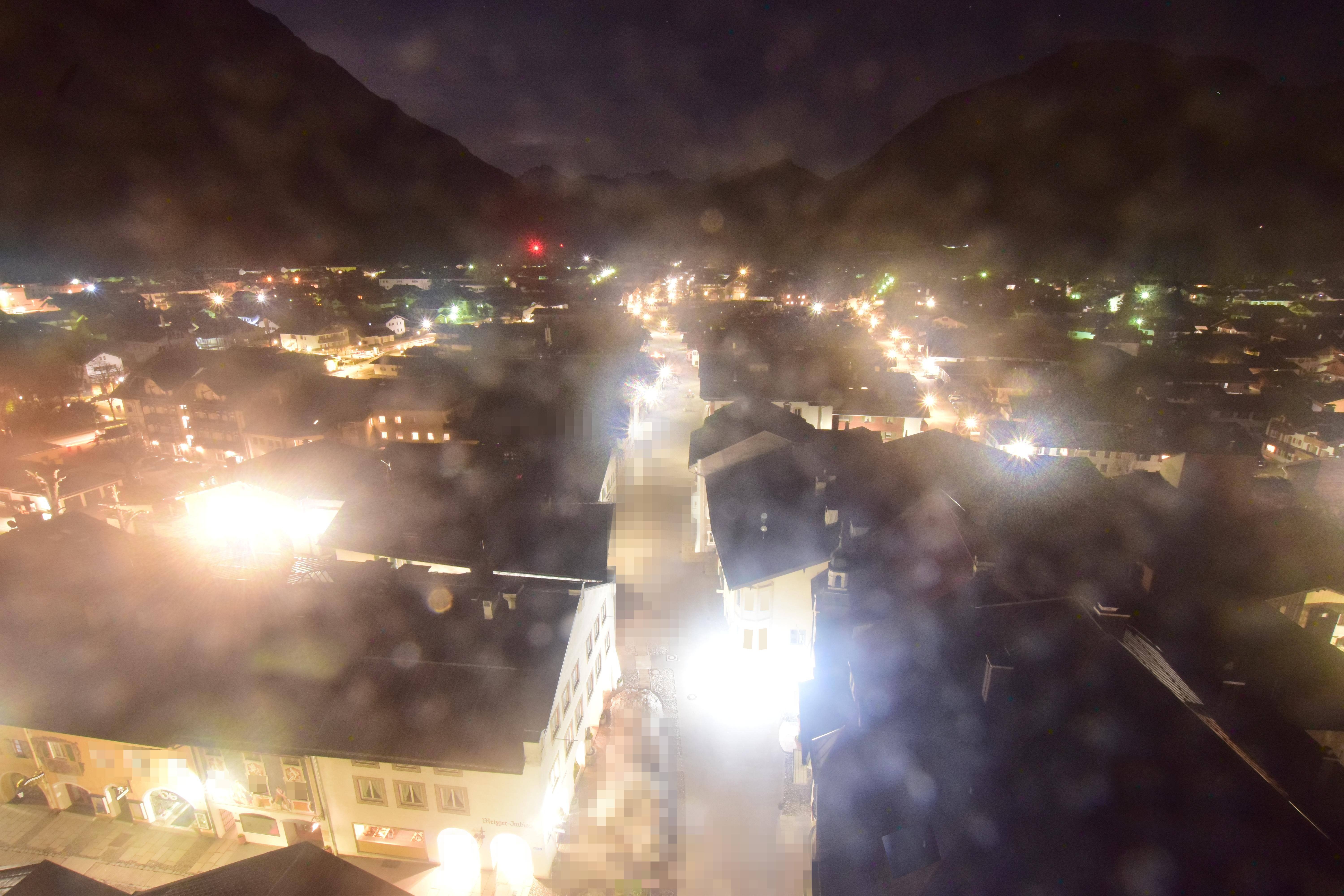 Archiv Foto Webcam Karwendel Mittenwald - Kirche