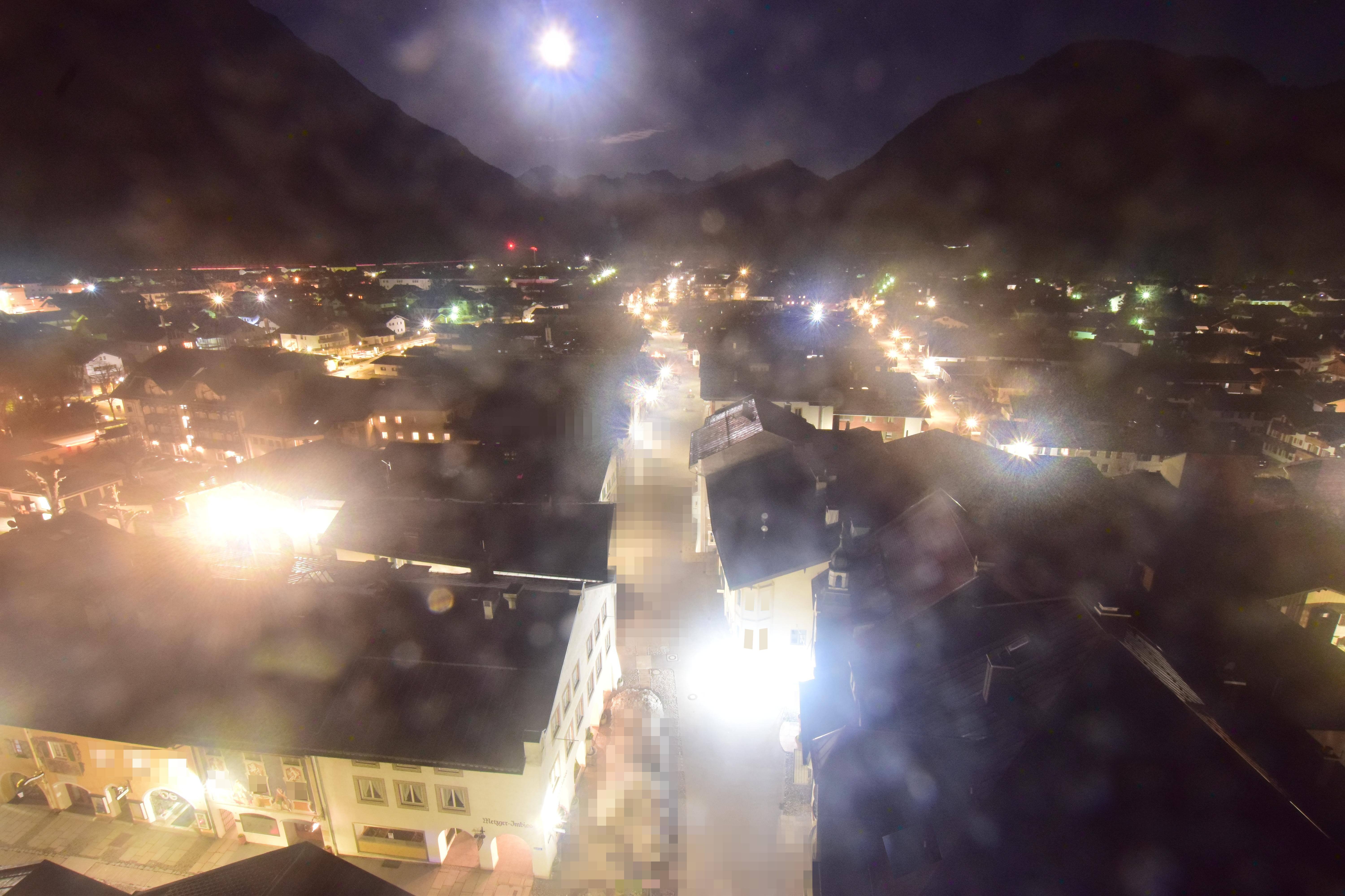 Archiv Foto Webcam Karwendel Mittenwald - Kirche