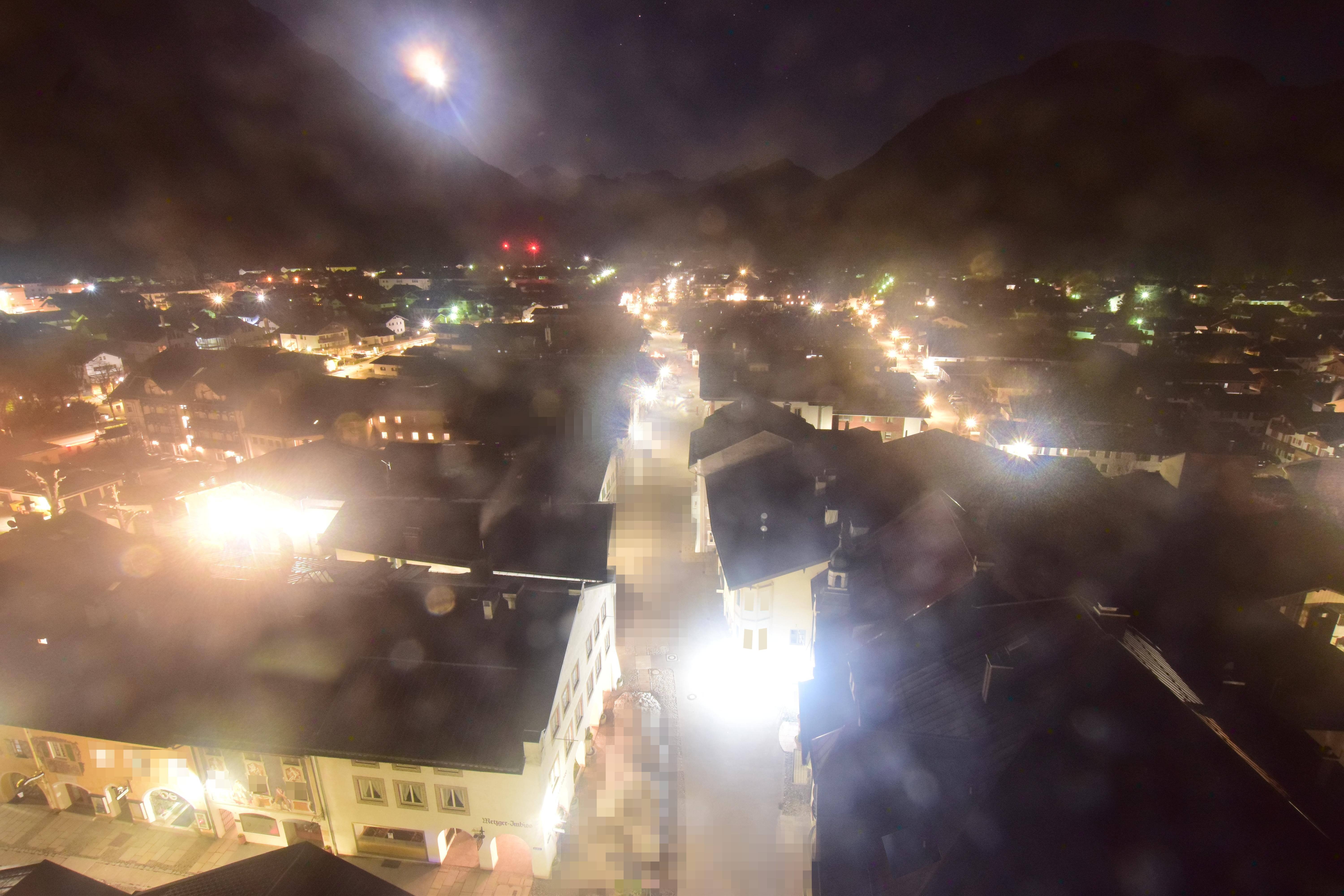 Archiv Foto Webcam Karwendel Mittenwald - Kirche