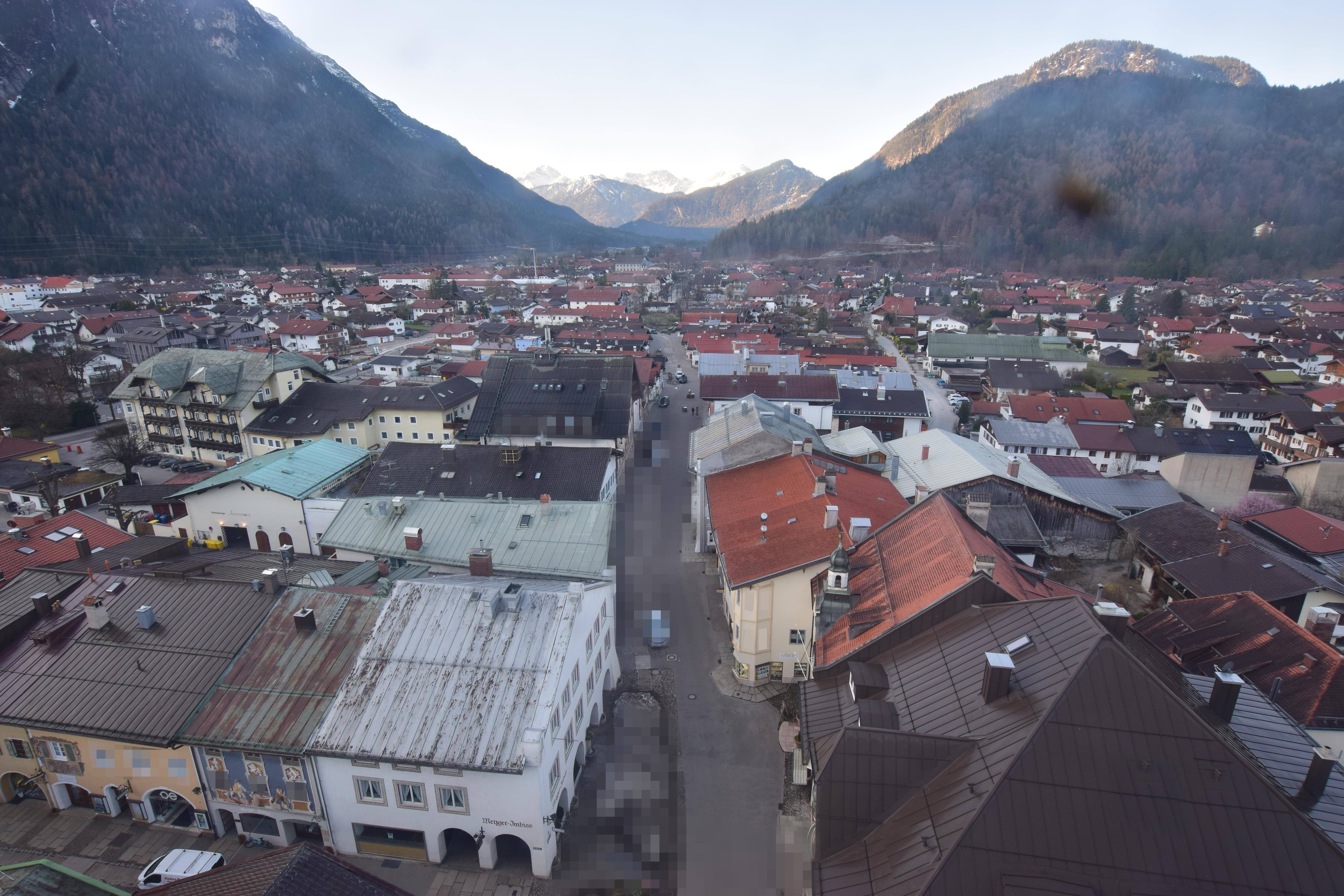 Archiv Foto Webcam Karwendel Mittenwald - Kirche