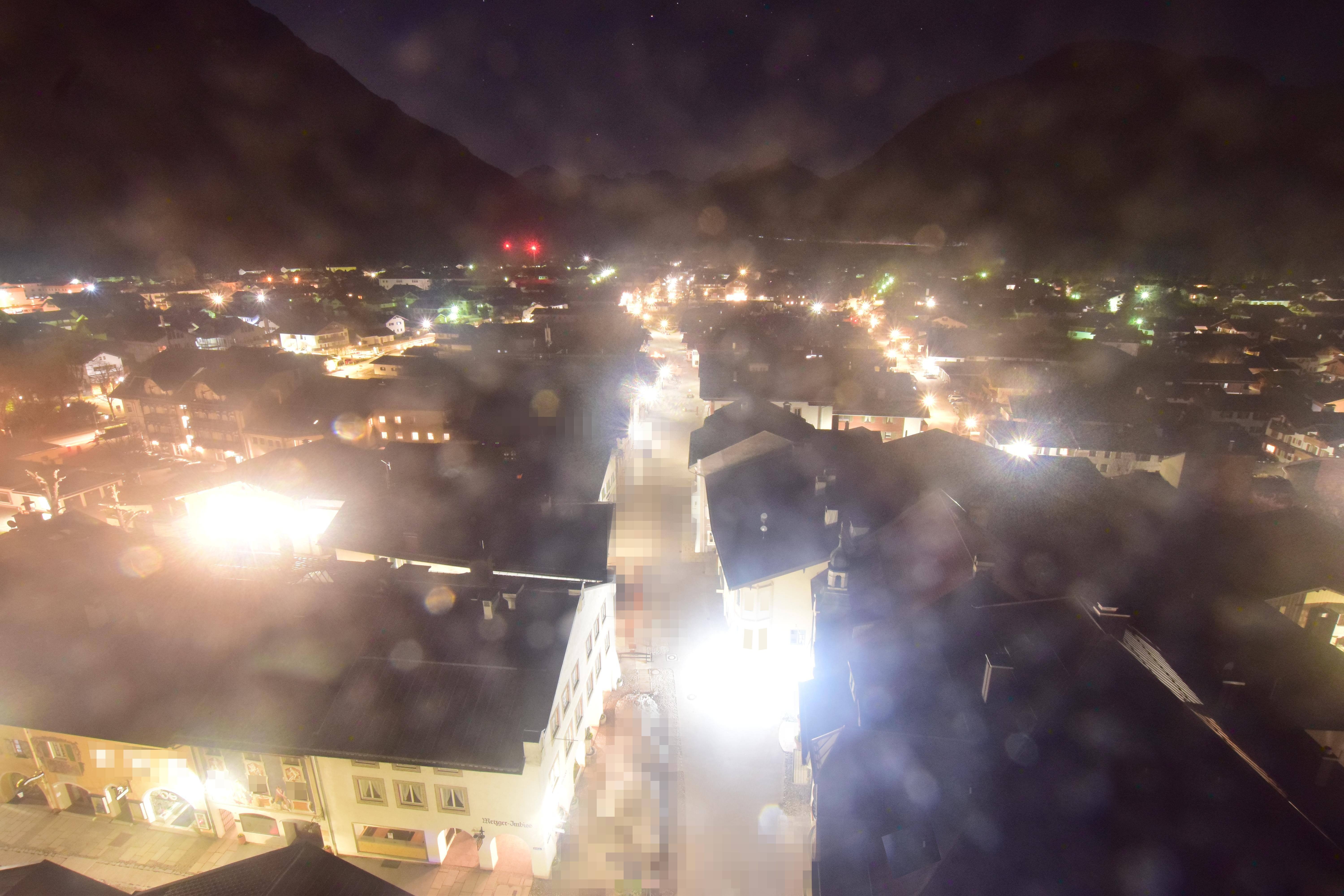 Archiv Foto Webcam Karwendel Mittenwald - Kirche