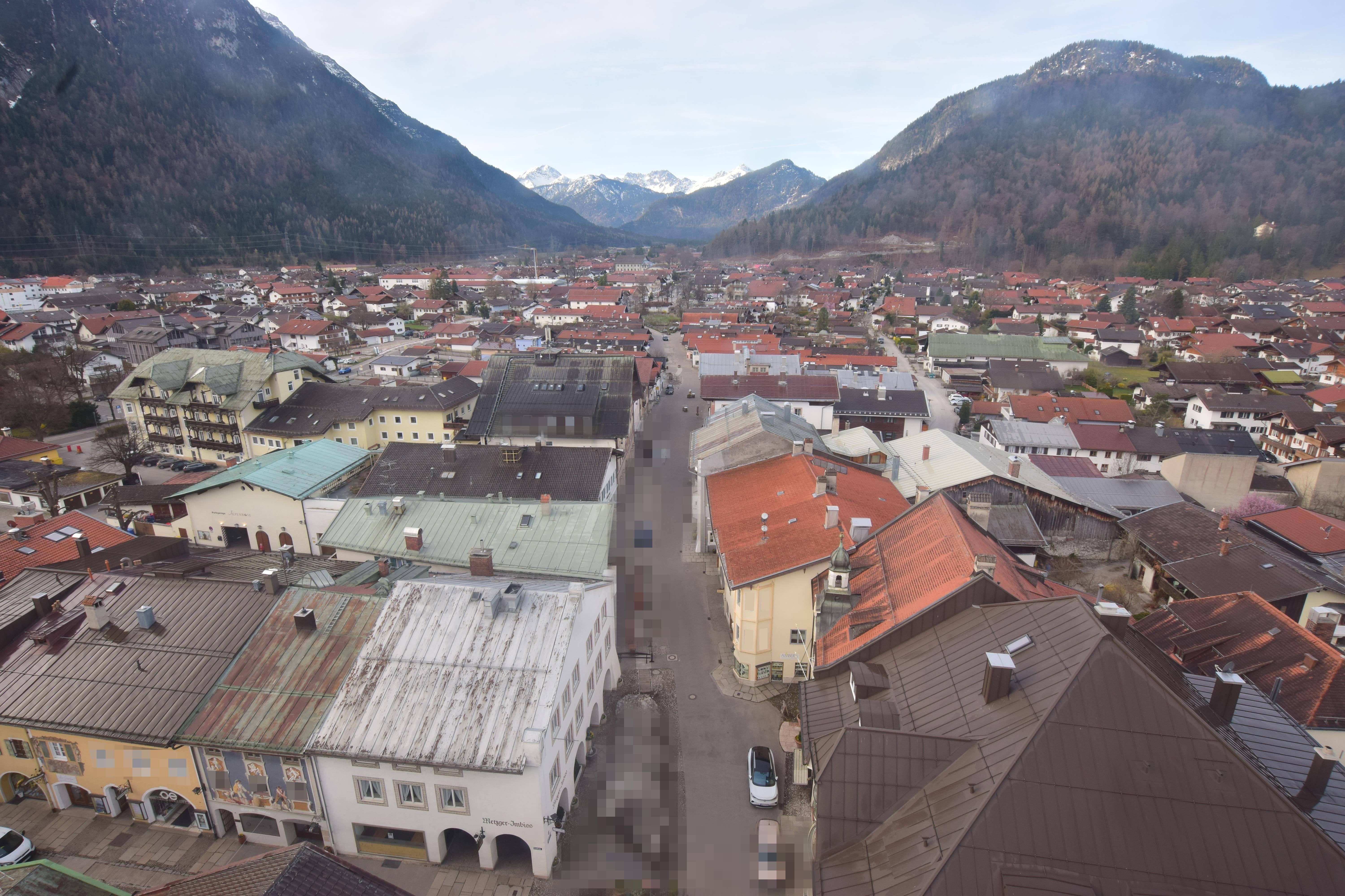 Archiv Foto Webcam Karwendel Mittenwald - Kirche