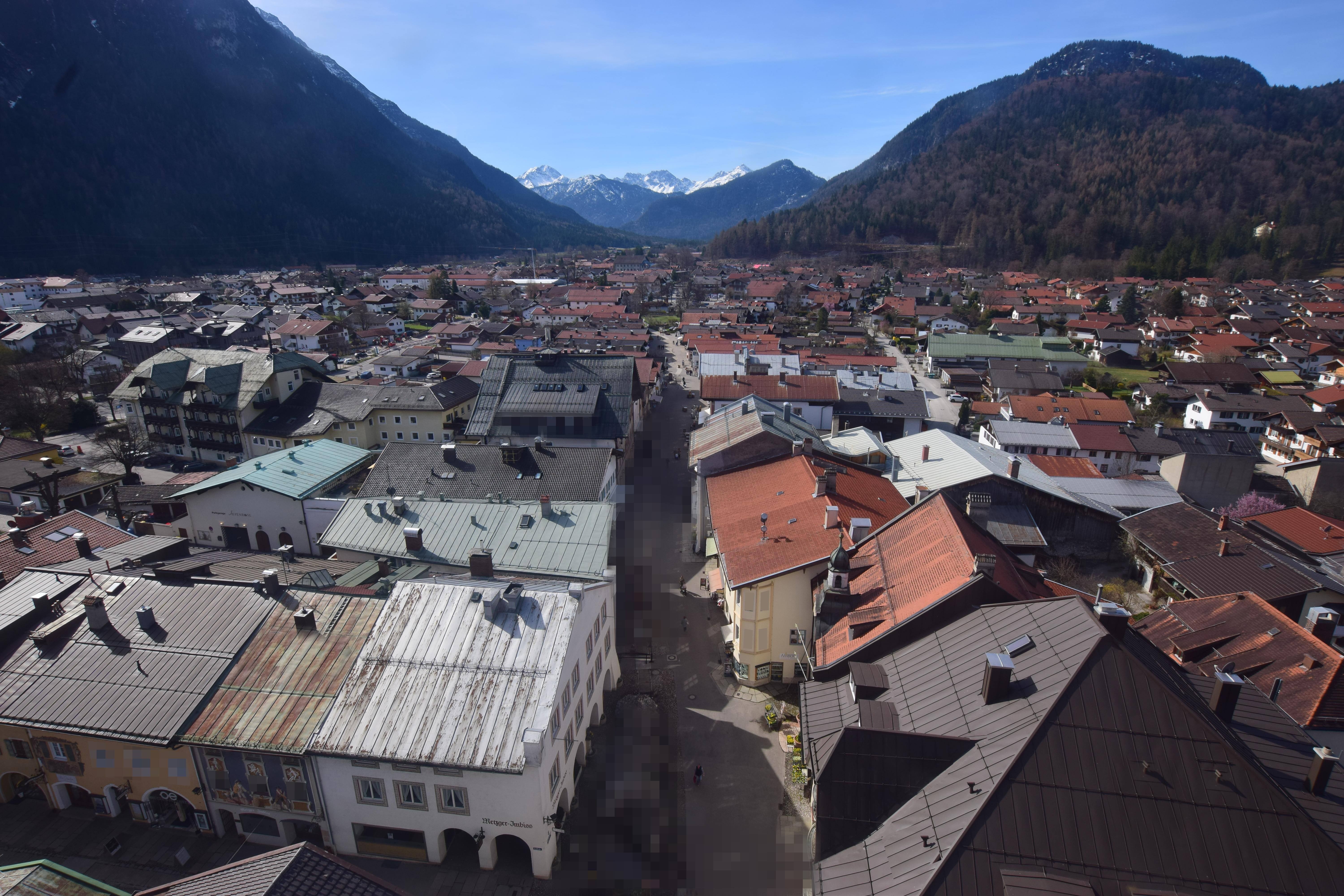 Archiv Foto Webcam Karwendel Mittenwald - Kirche