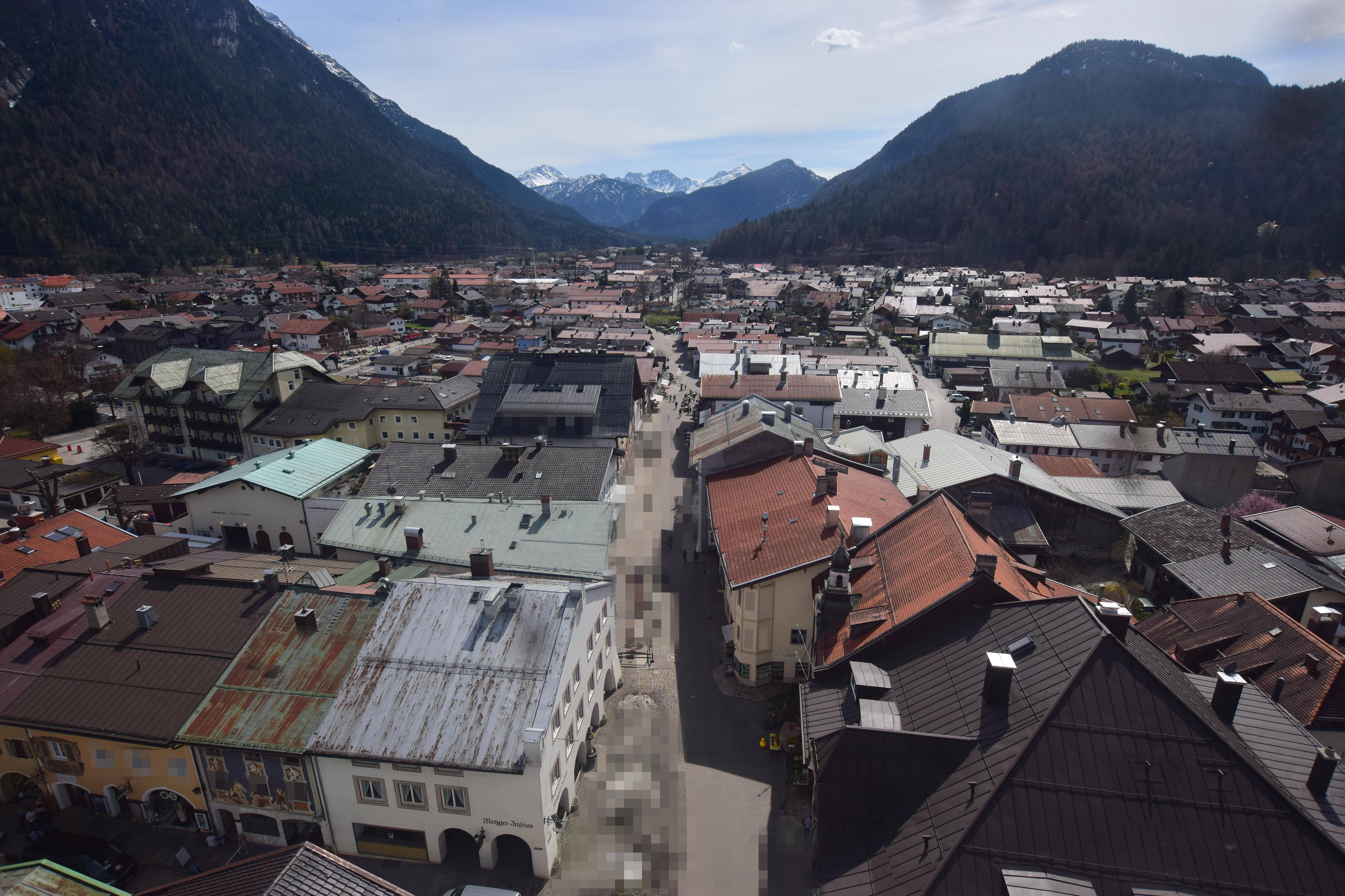 Archiv Foto Webcam Karwendel Mittenwald - Kirche