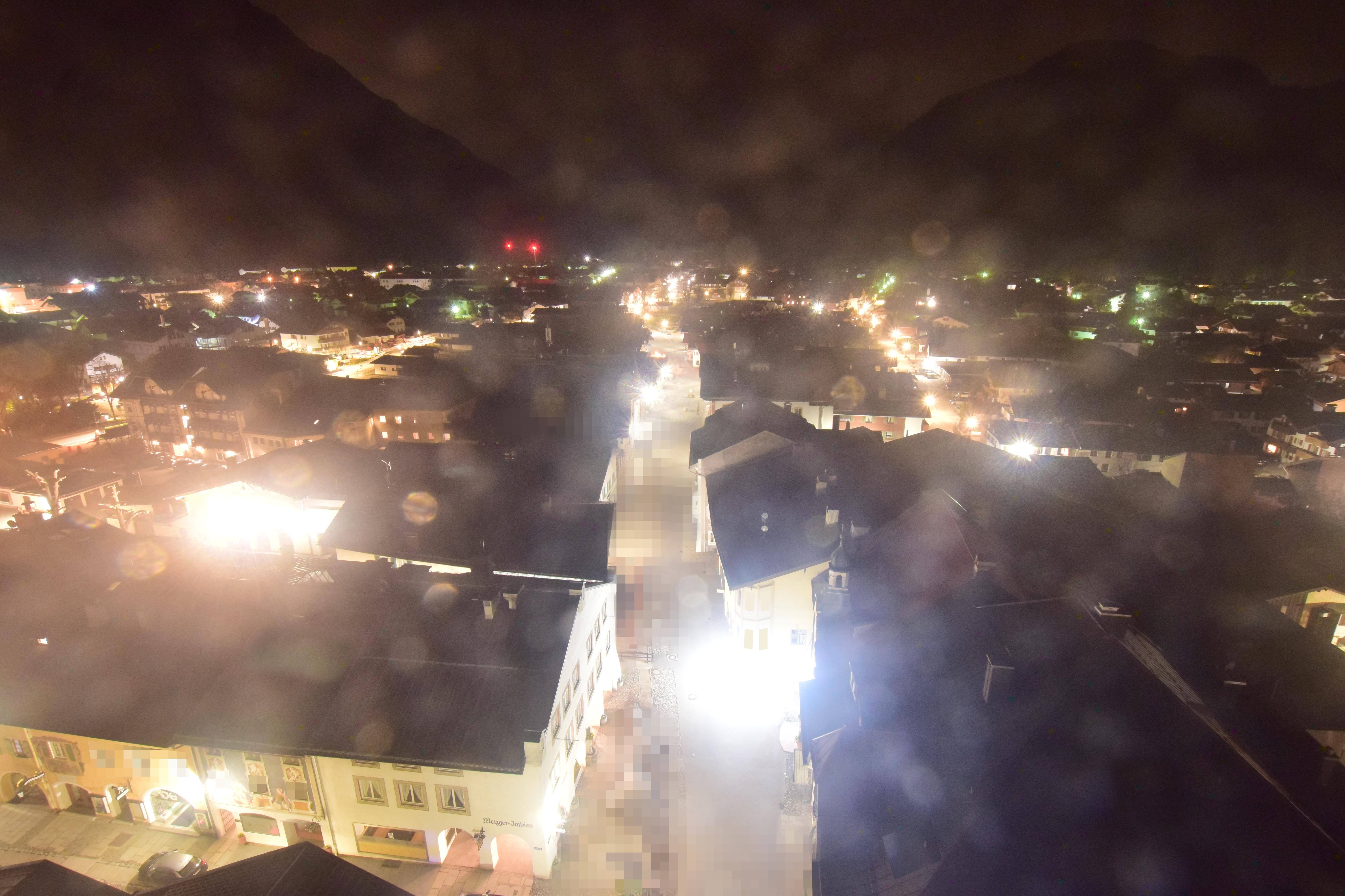 Archiv Foto Webcam Karwendel Mittenwald - Kirche