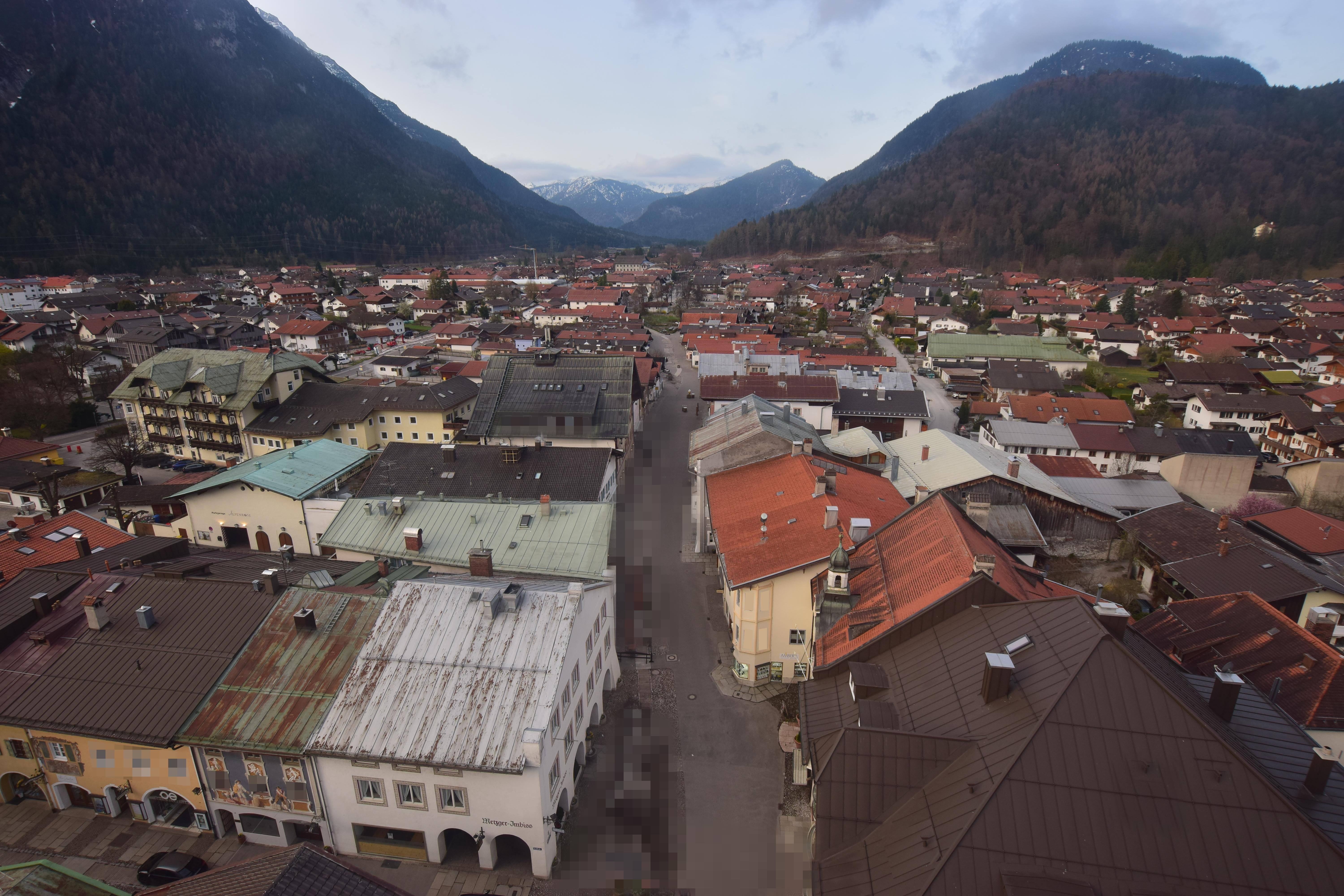 Archiv Foto Webcam Karwendel Mittenwald - Kirche