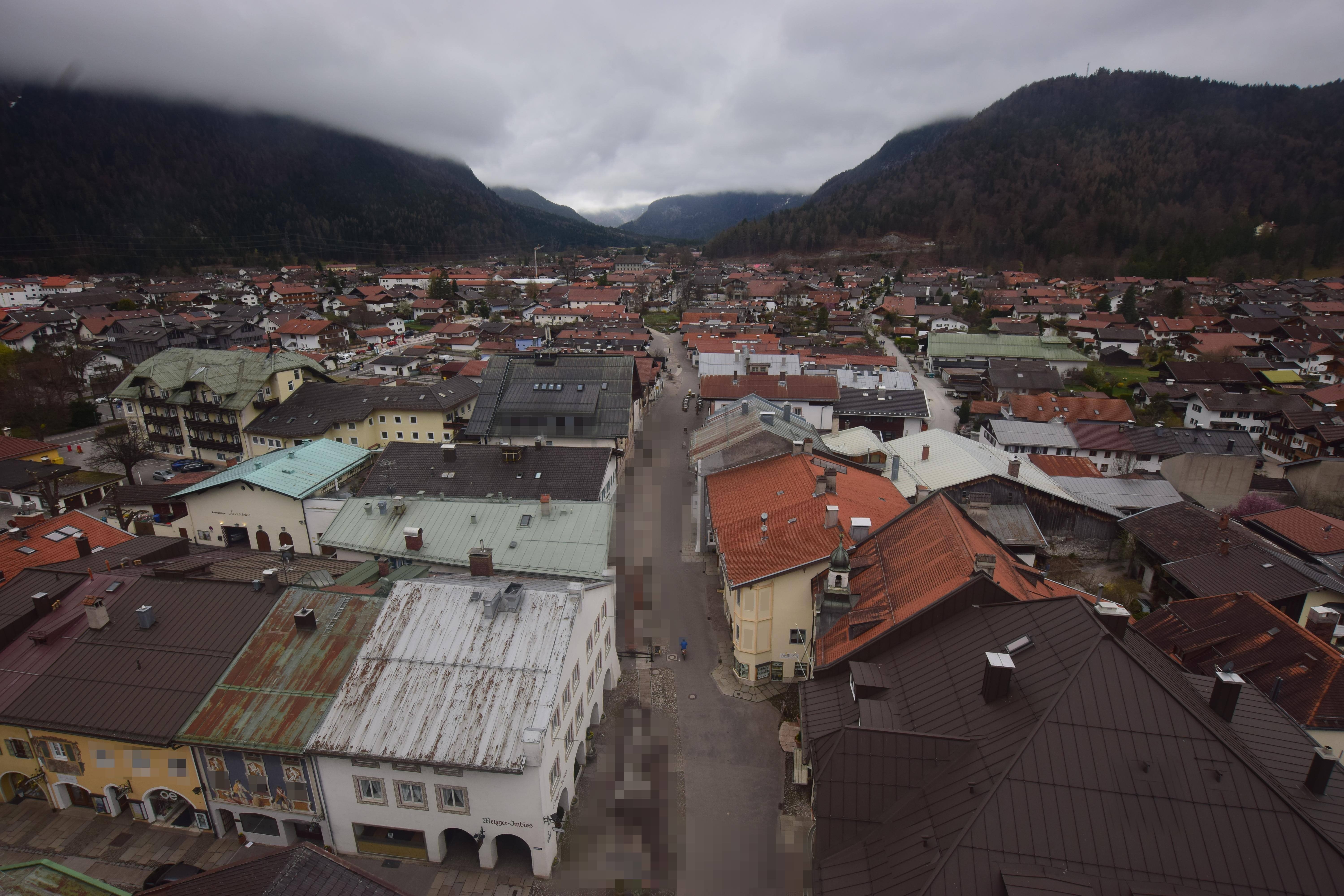 Archiv Foto Webcam Karwendel Mittenwald - Kirche