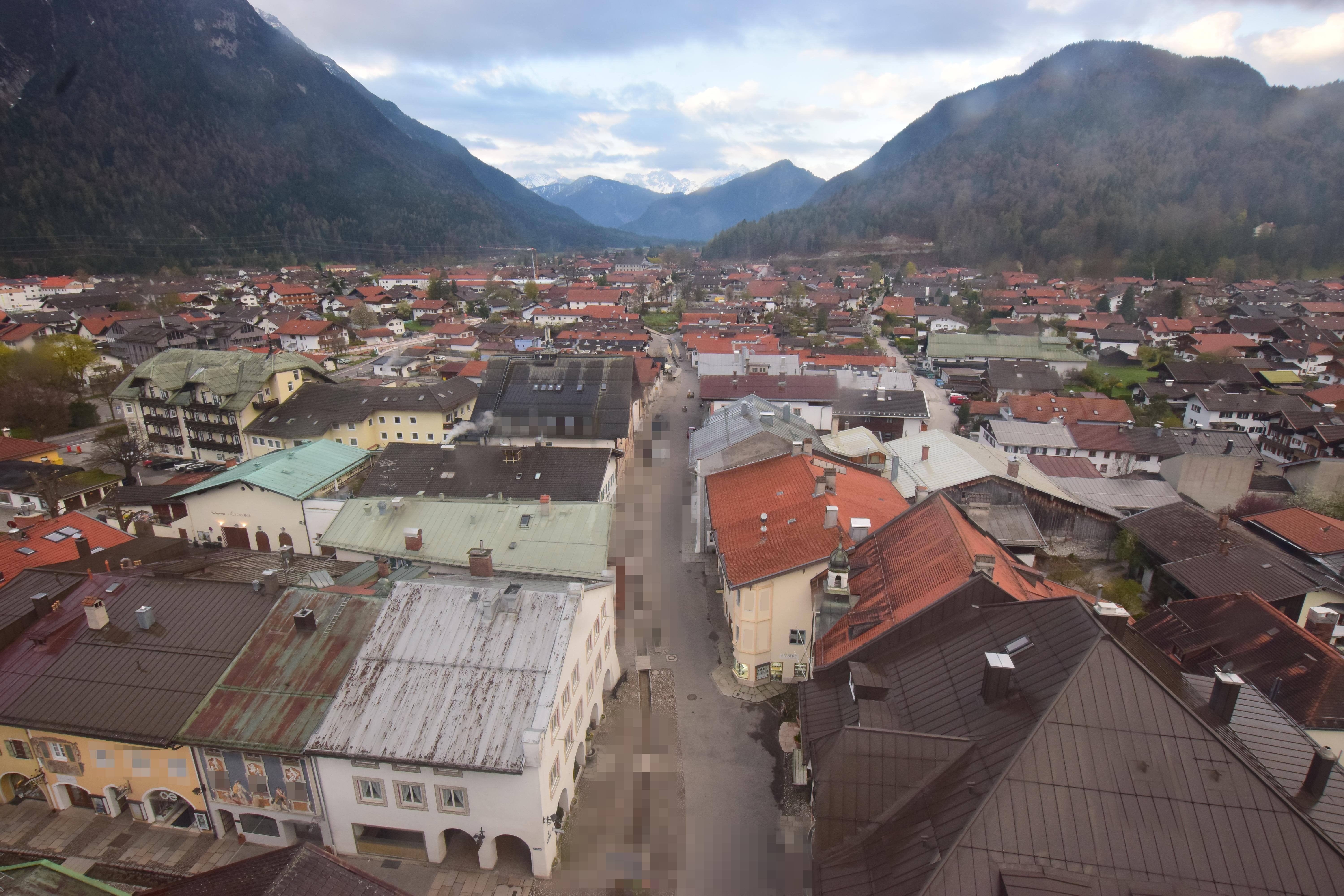 Archiv Foto Webcam Karwendel Mittenwald - Kirche