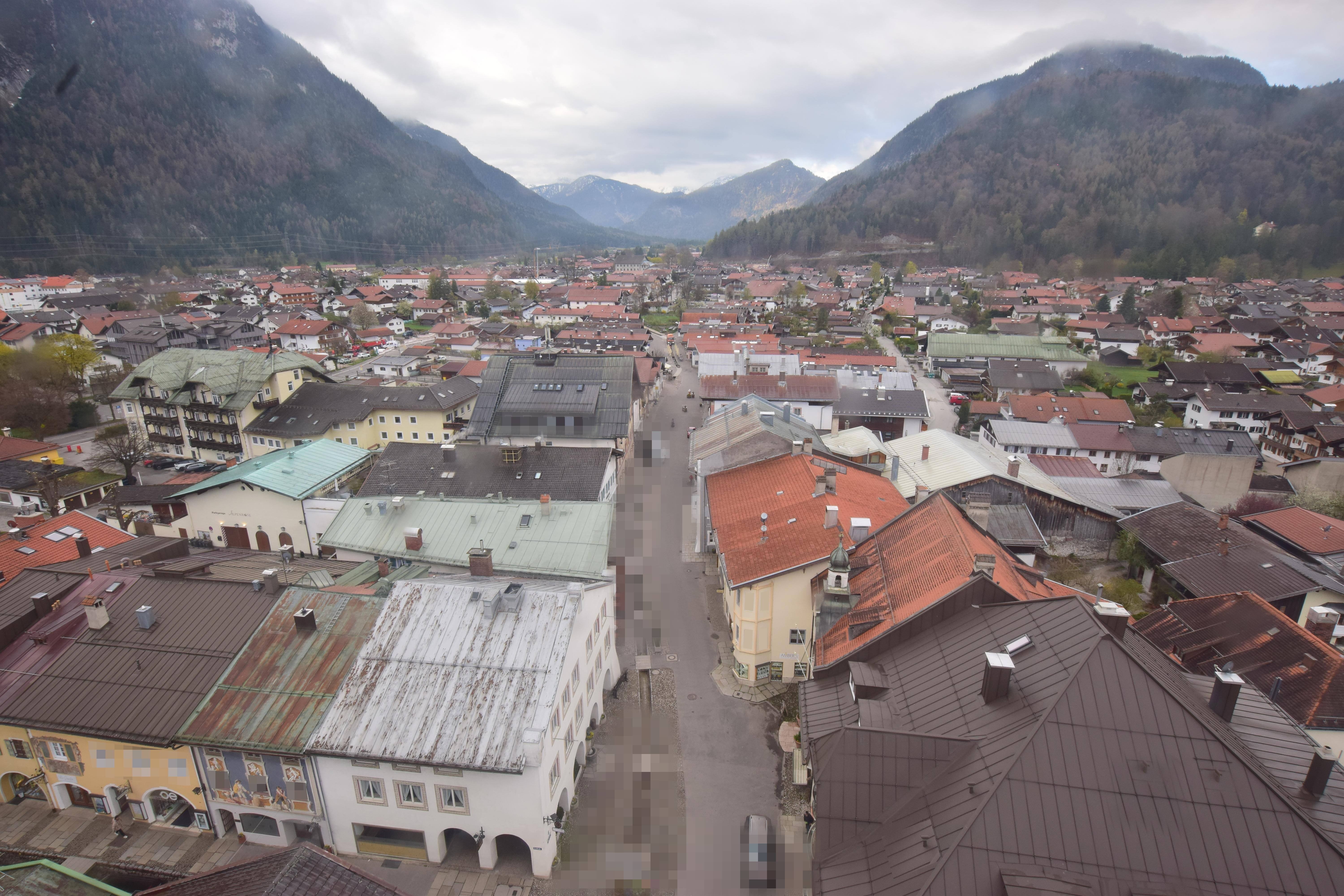Archiv Foto Webcam Karwendel Mittenwald - Kirche