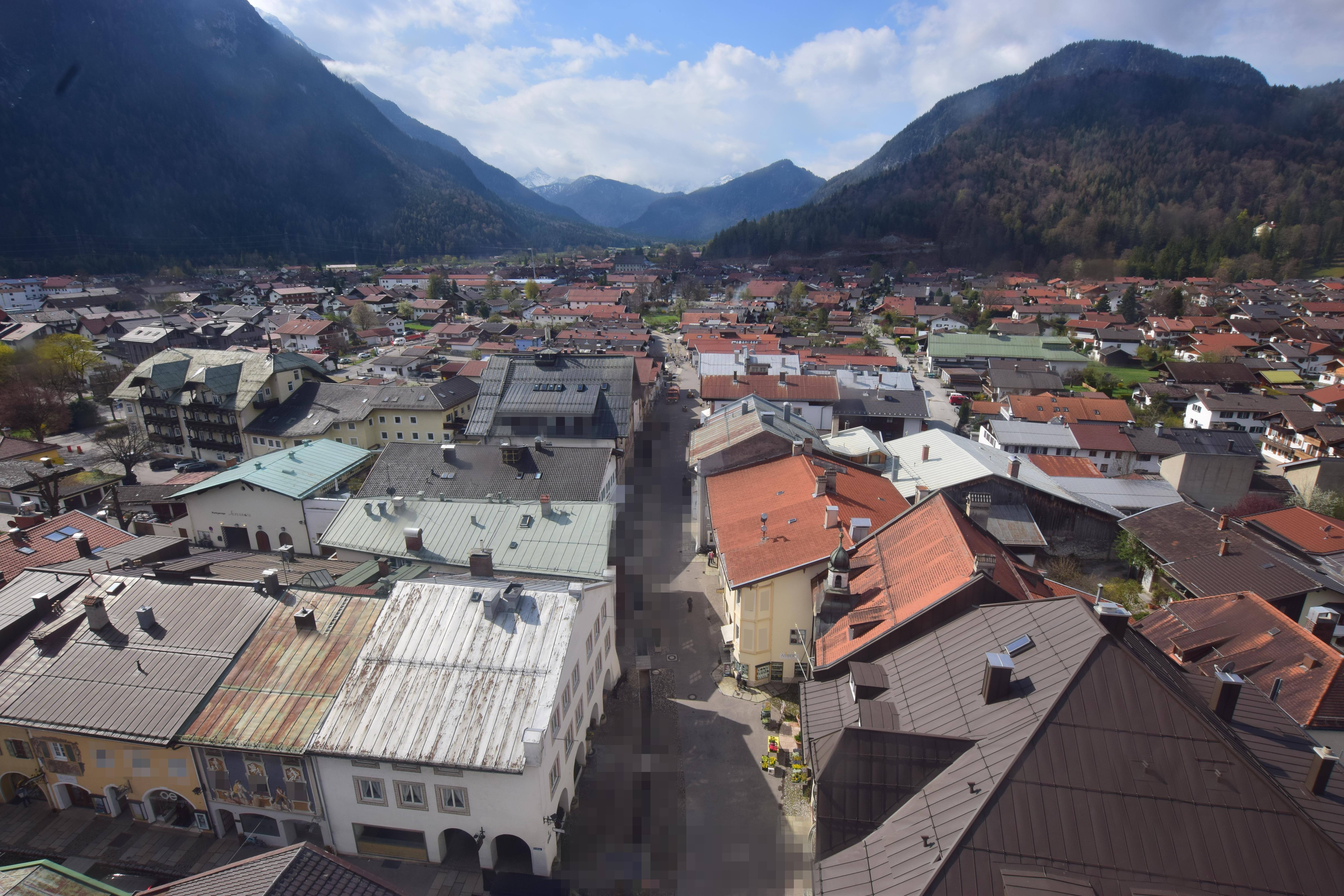 Archiv Foto Webcam Karwendel Mittenwald - Kirche
