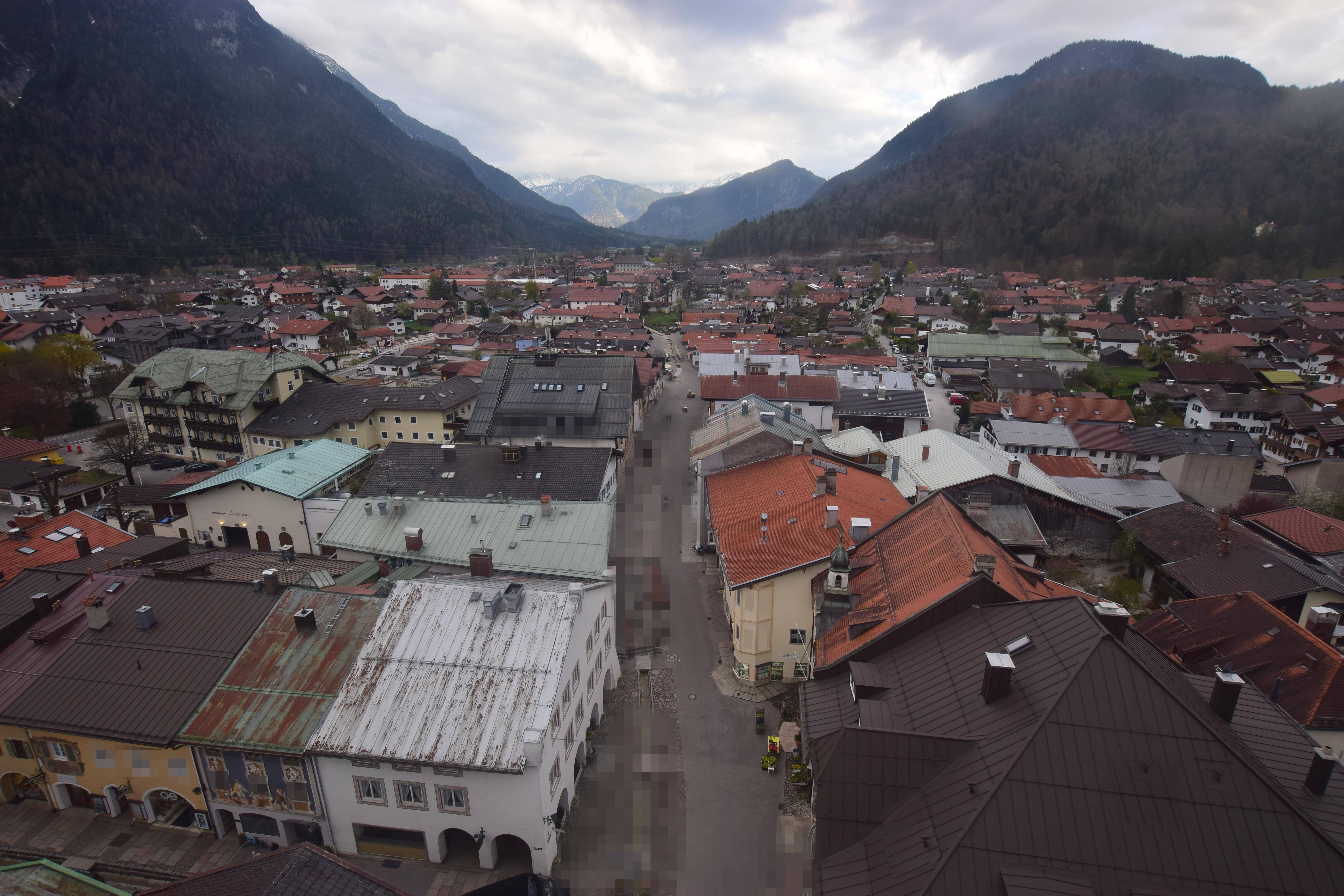 Archiv Foto Webcam Karwendel Mittenwald - Kirche