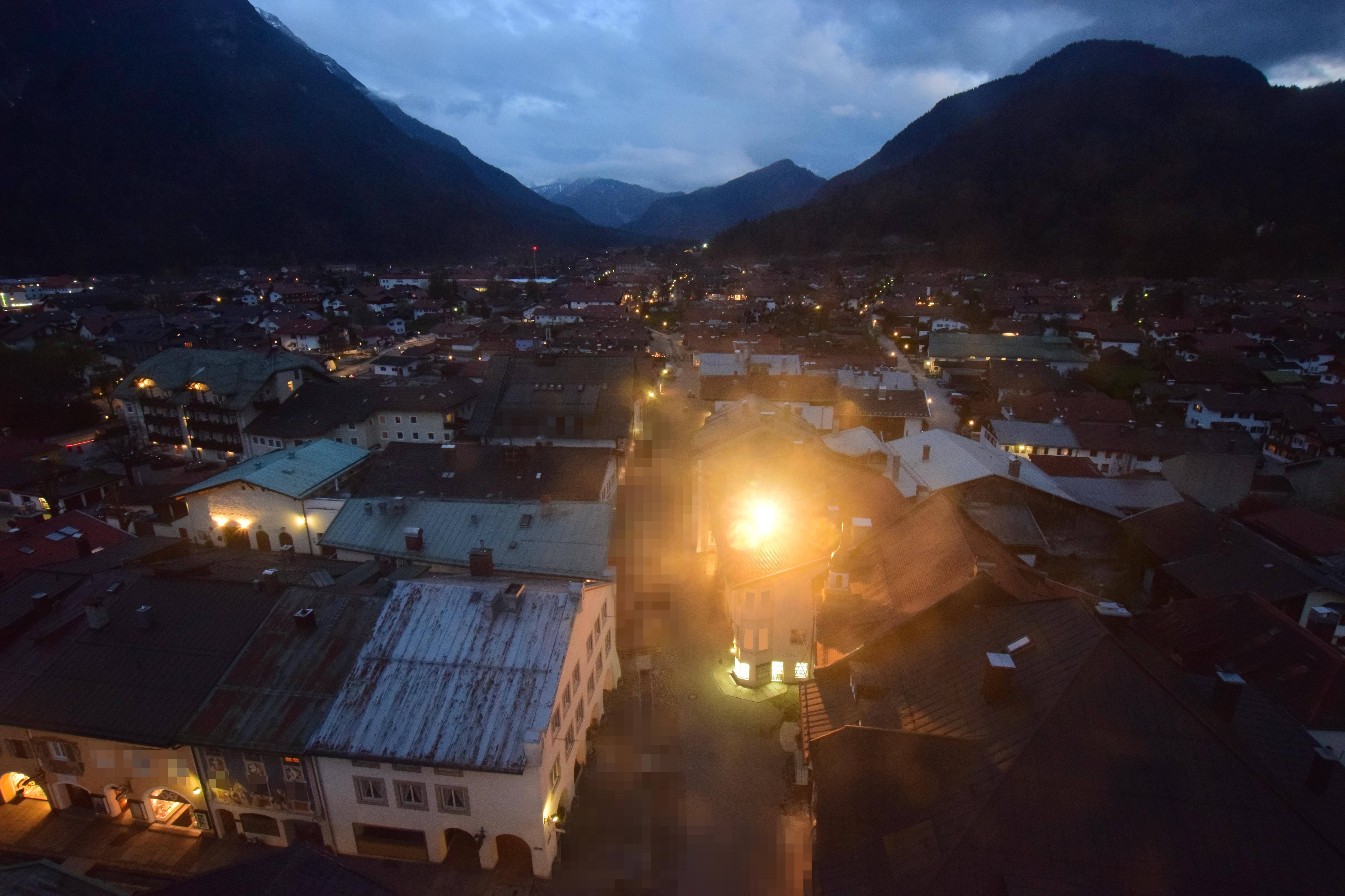 Archiv Foto Webcam Karwendel Mittenwald - Kirche
